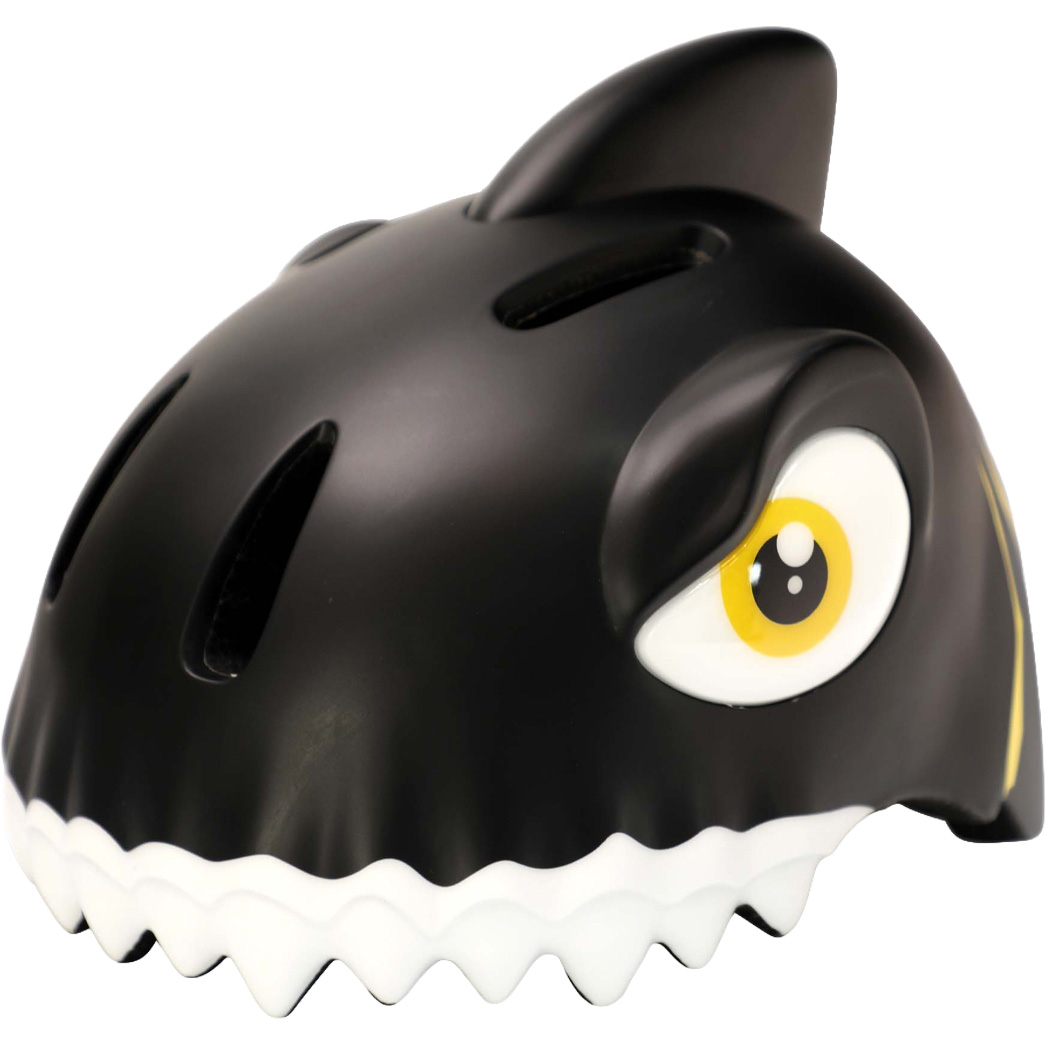 Crazy Safety Shark fietshelm junior black 