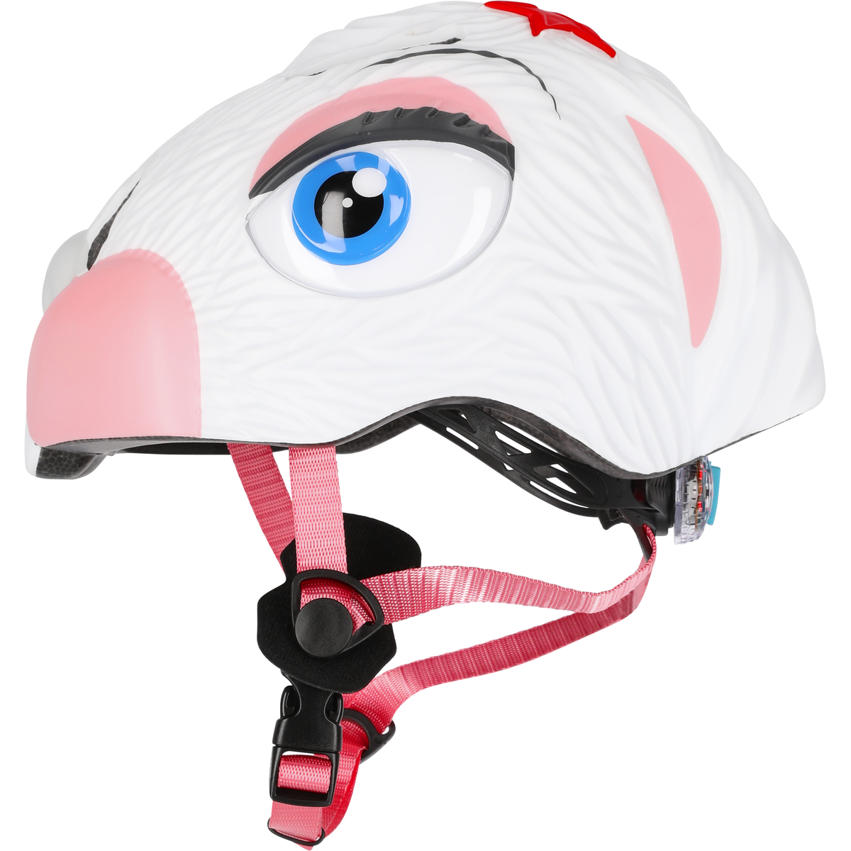 Crazy Safety Bunny fietshelm junior white 