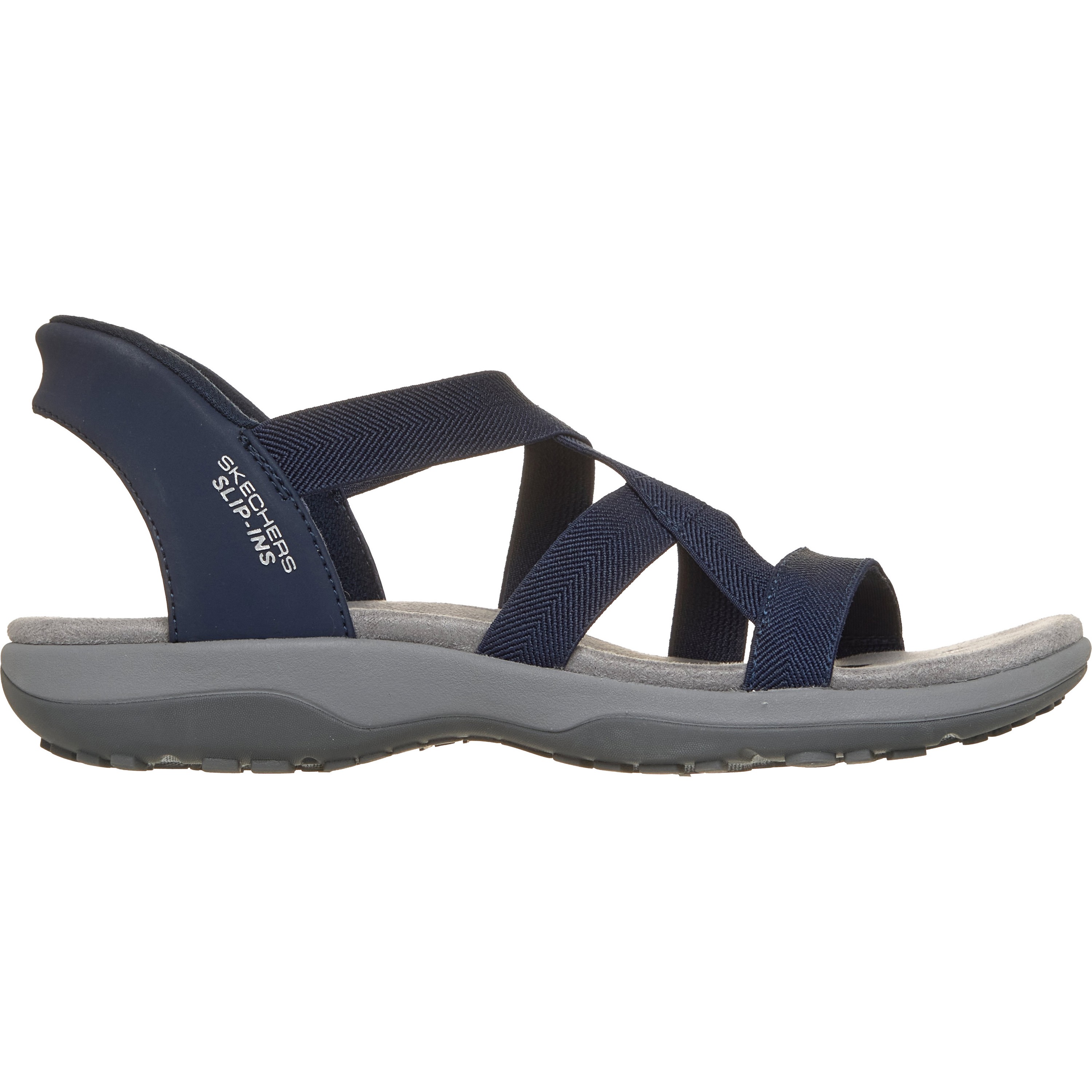 Skechers Reggae Slim - Stretch Flex sandalen dames navy 