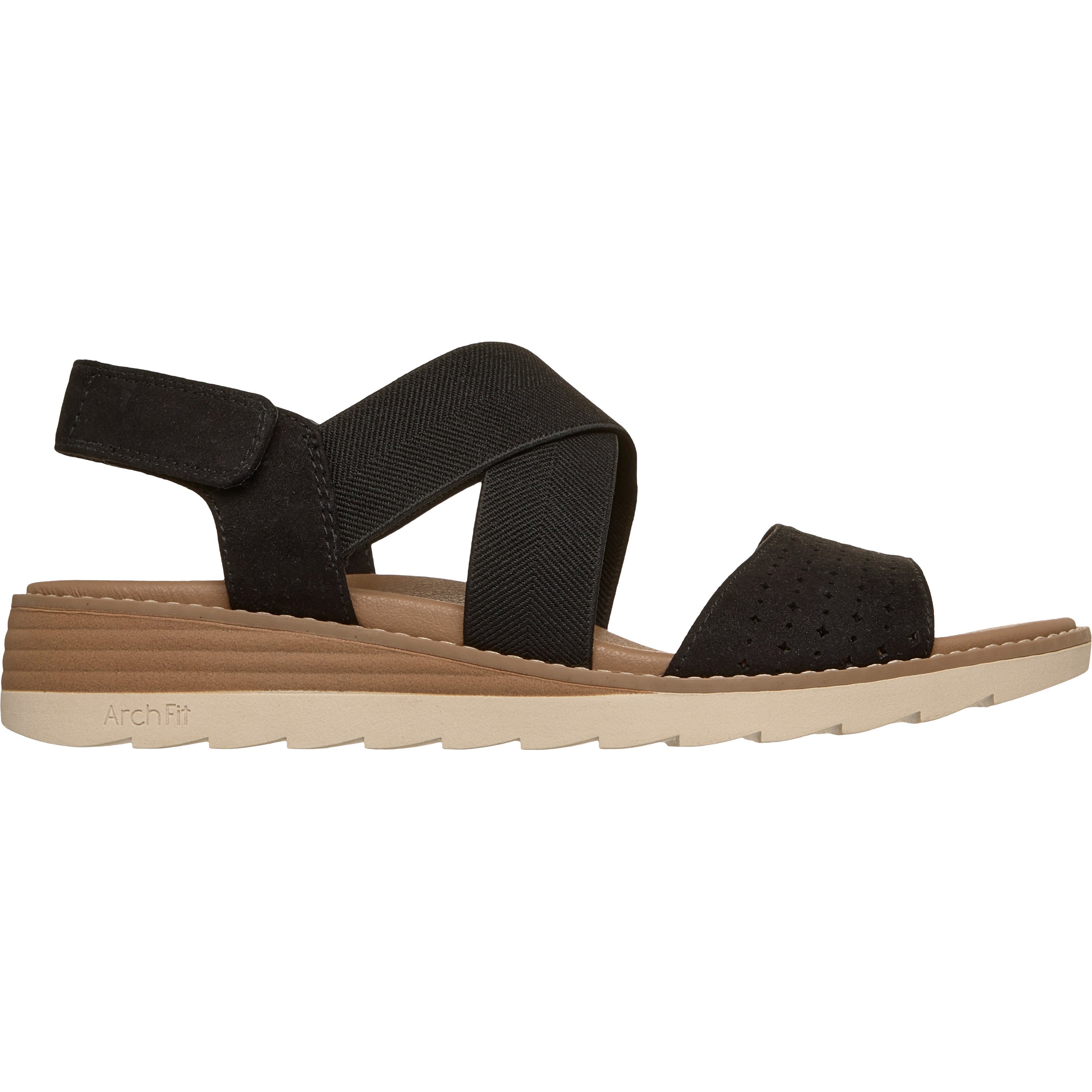 Skechers Arch Fit Oasis-B Perf sandalen dames black 