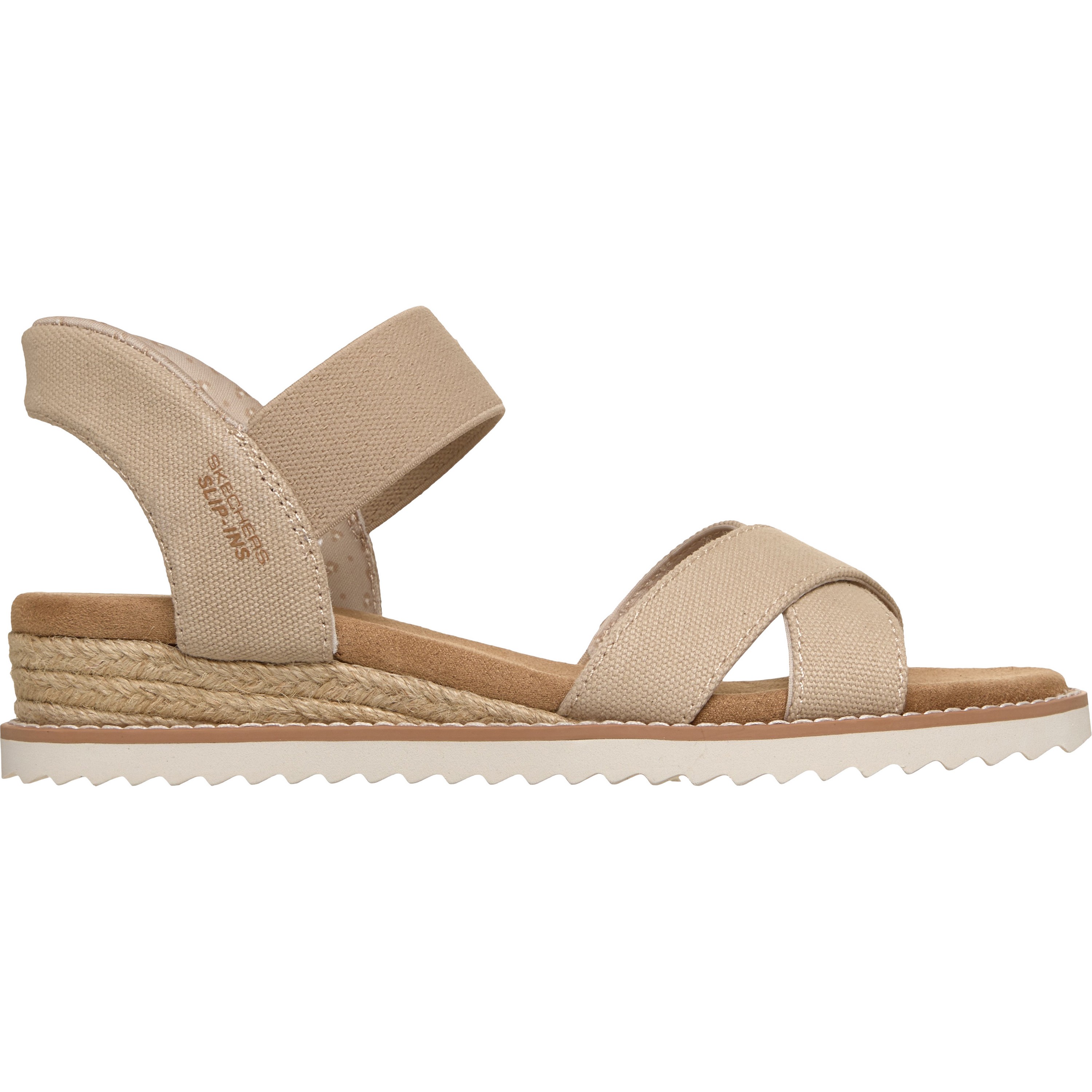 Skechers BOBS Desert Kiss - Golden Lily sandalen dames natural