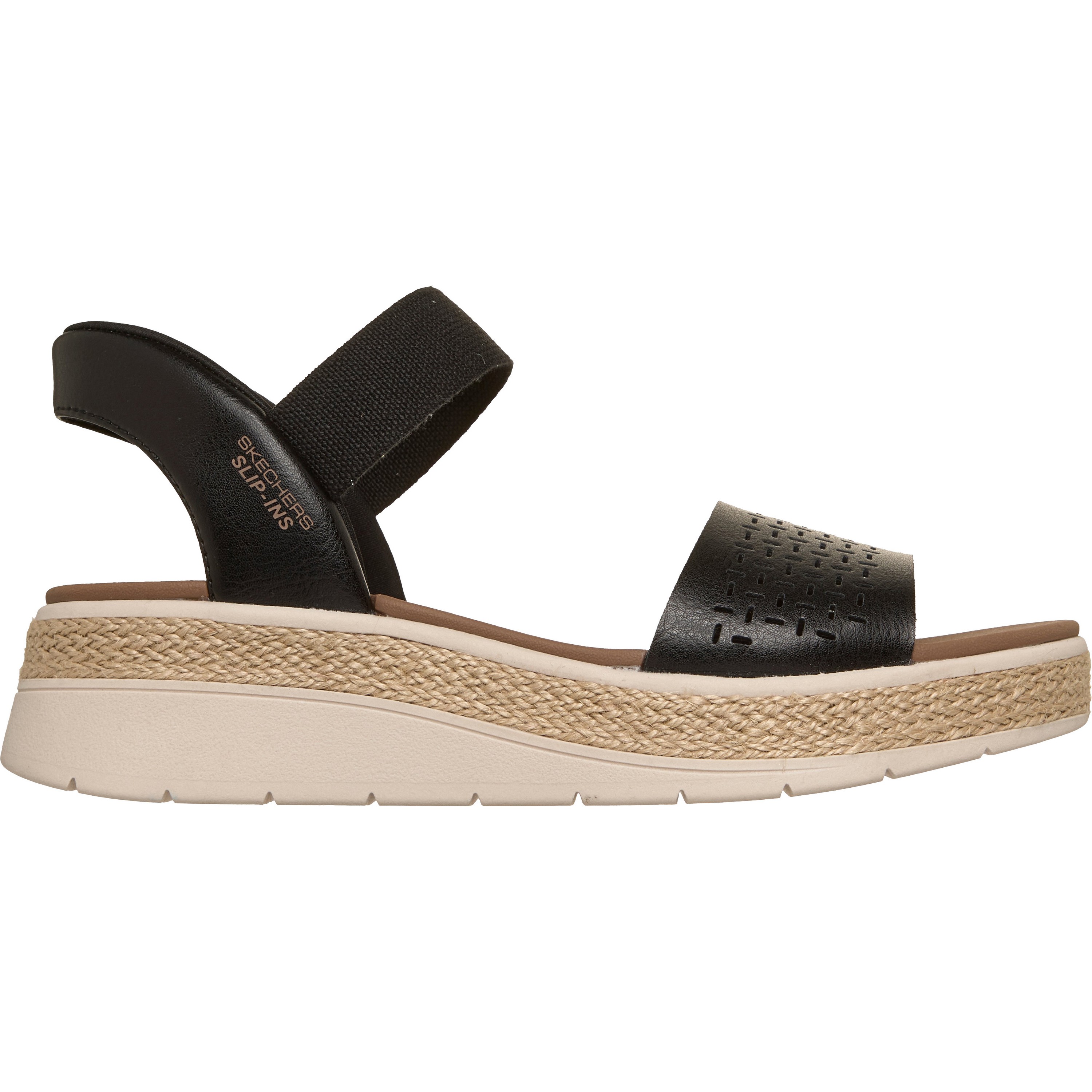 Skechers BOBS Sun Ray - Step Aside sandalen dames black 