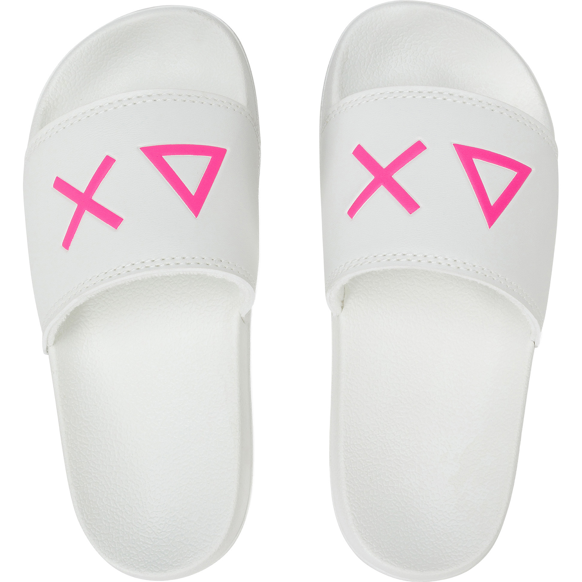 SUN68 slippers junior jeugd white   