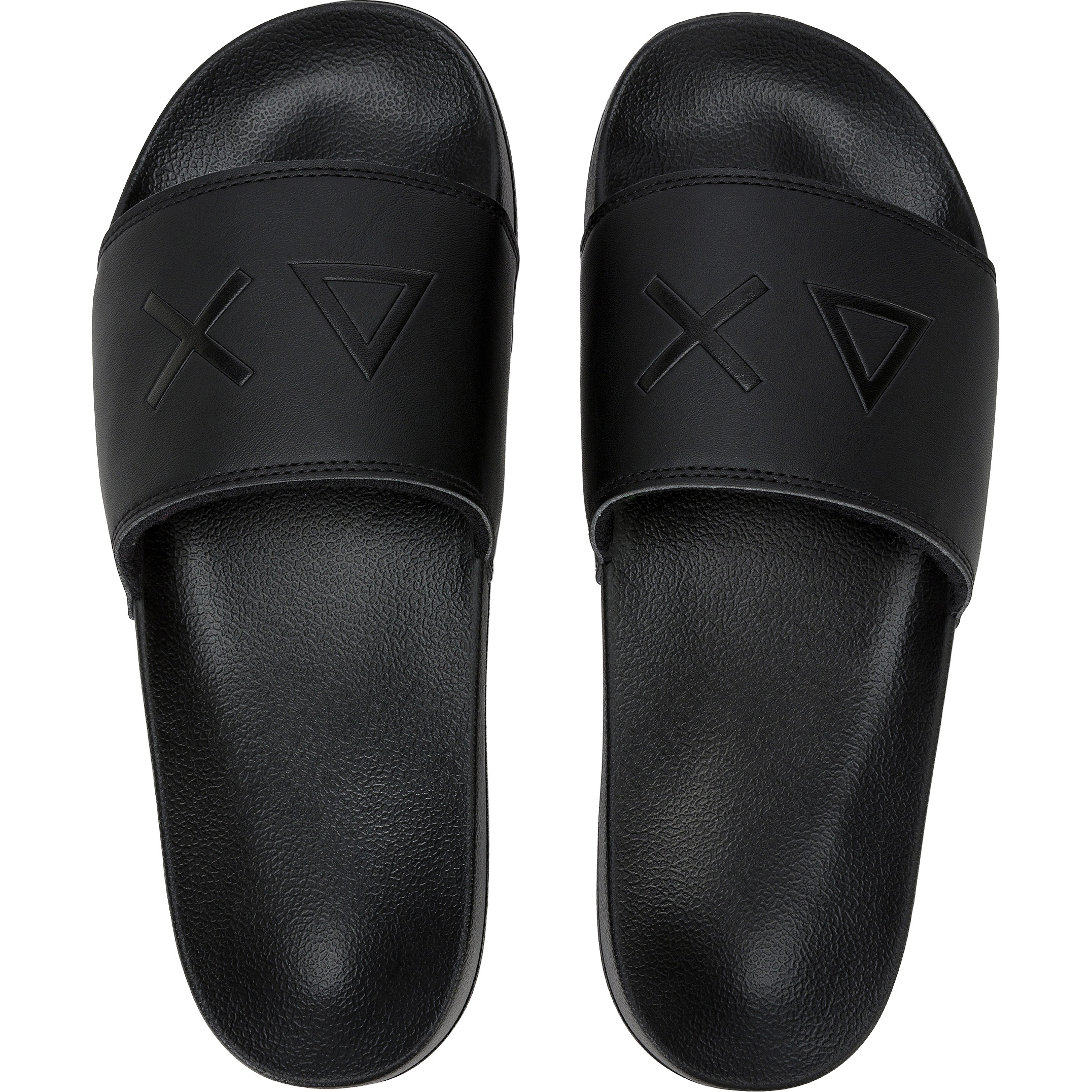 SUN68 slippers heren black 