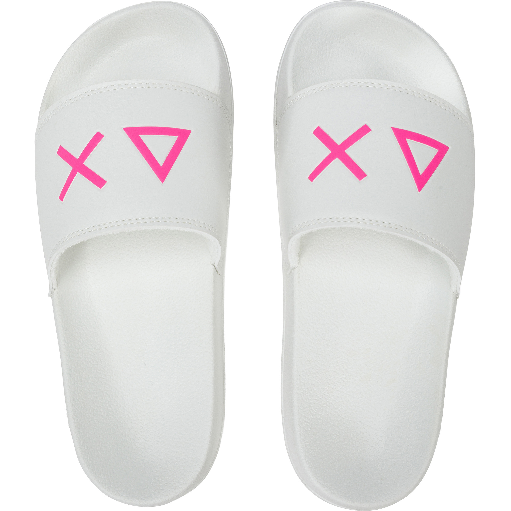 SUN68 slippers dames white    