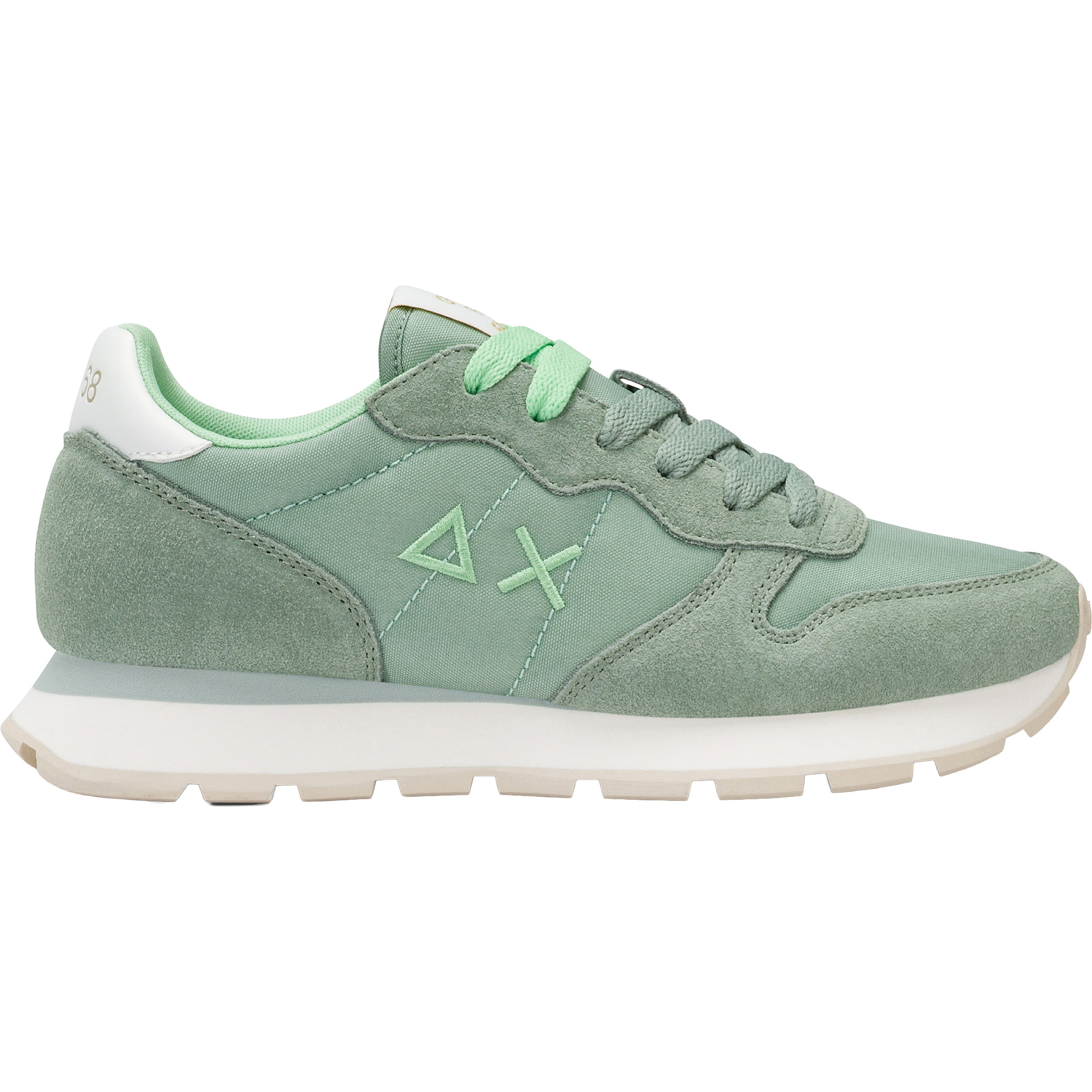 SUN68 Ally Solid schoenen dames sage green 