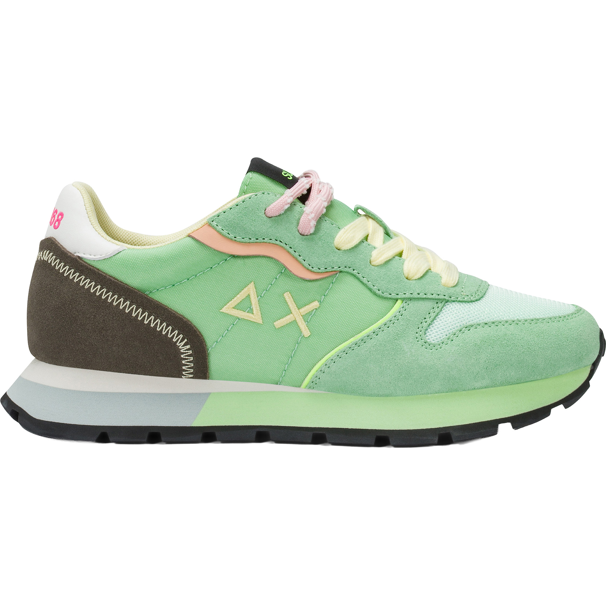 SUN68 Ally Color Explosion schoenen dames mint 
