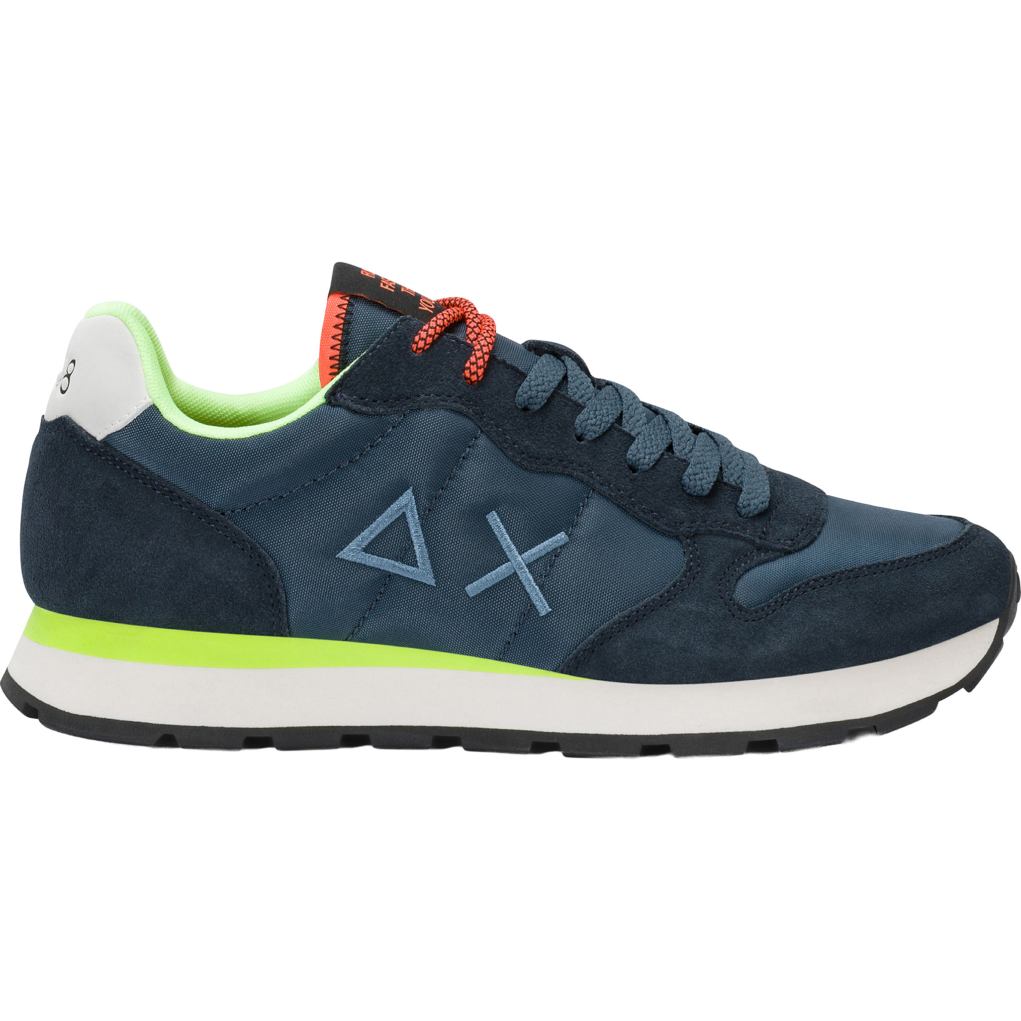 SUN68 Tom Fluo schoenen heren navy blue     