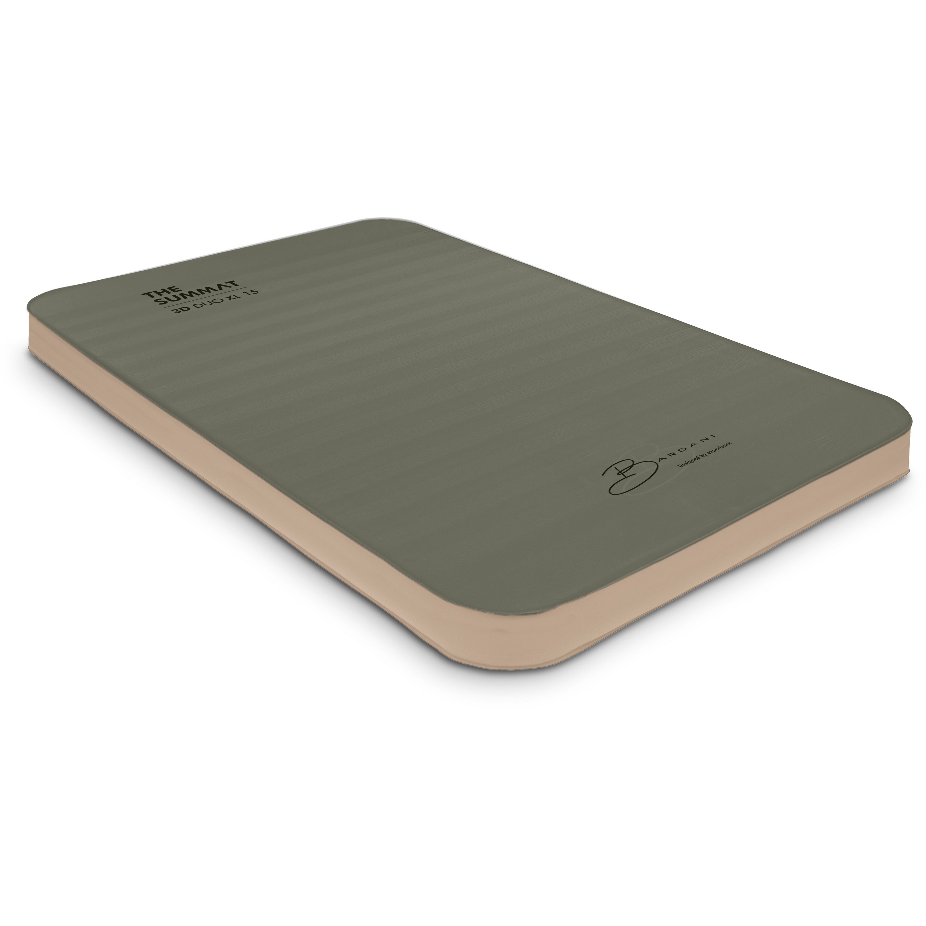 Bardani The Summat 3D Duo XL 15 self inflating 2-persoons slaapmat olive green