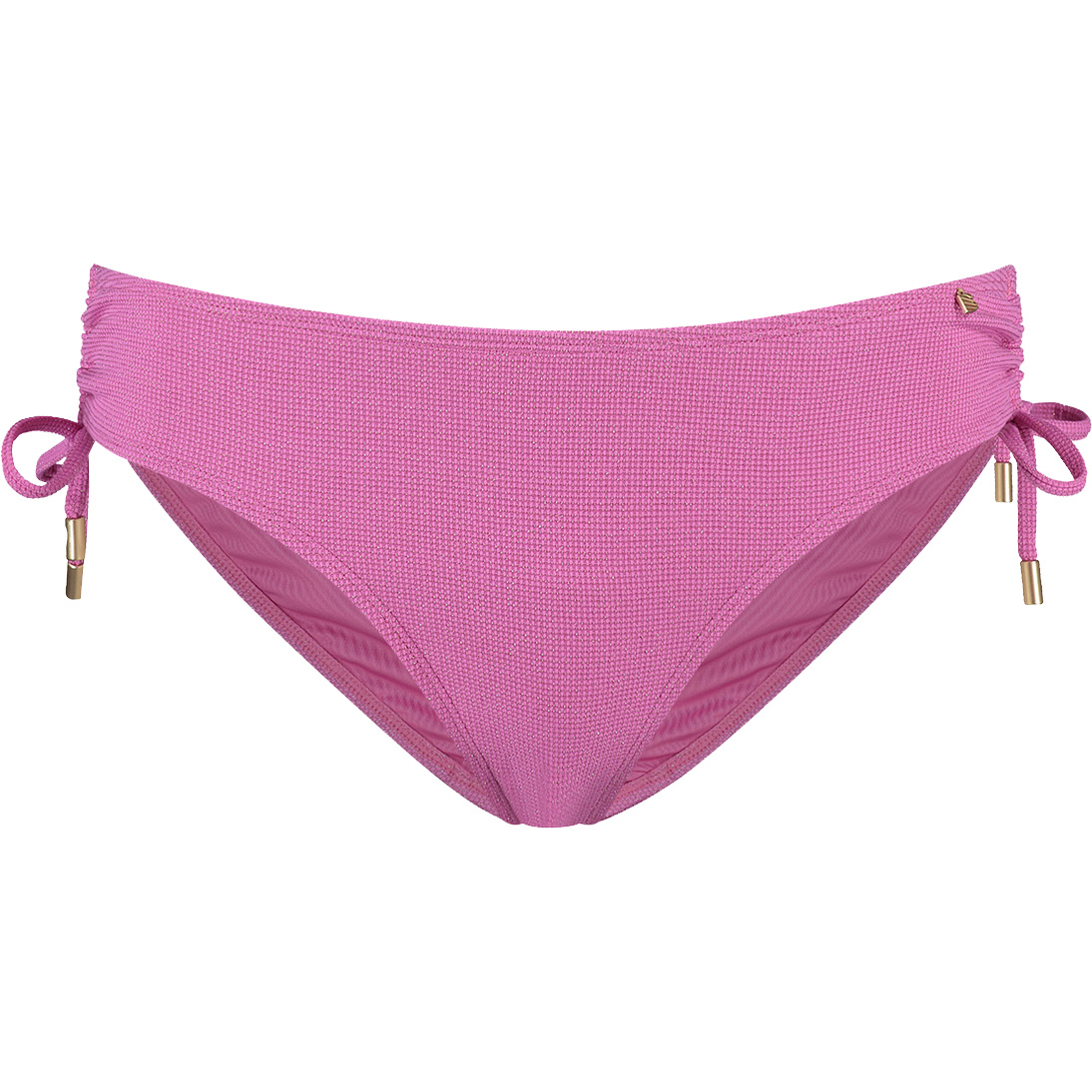 Beachlife Lace Up bikinibroekje dames pink shimmer 