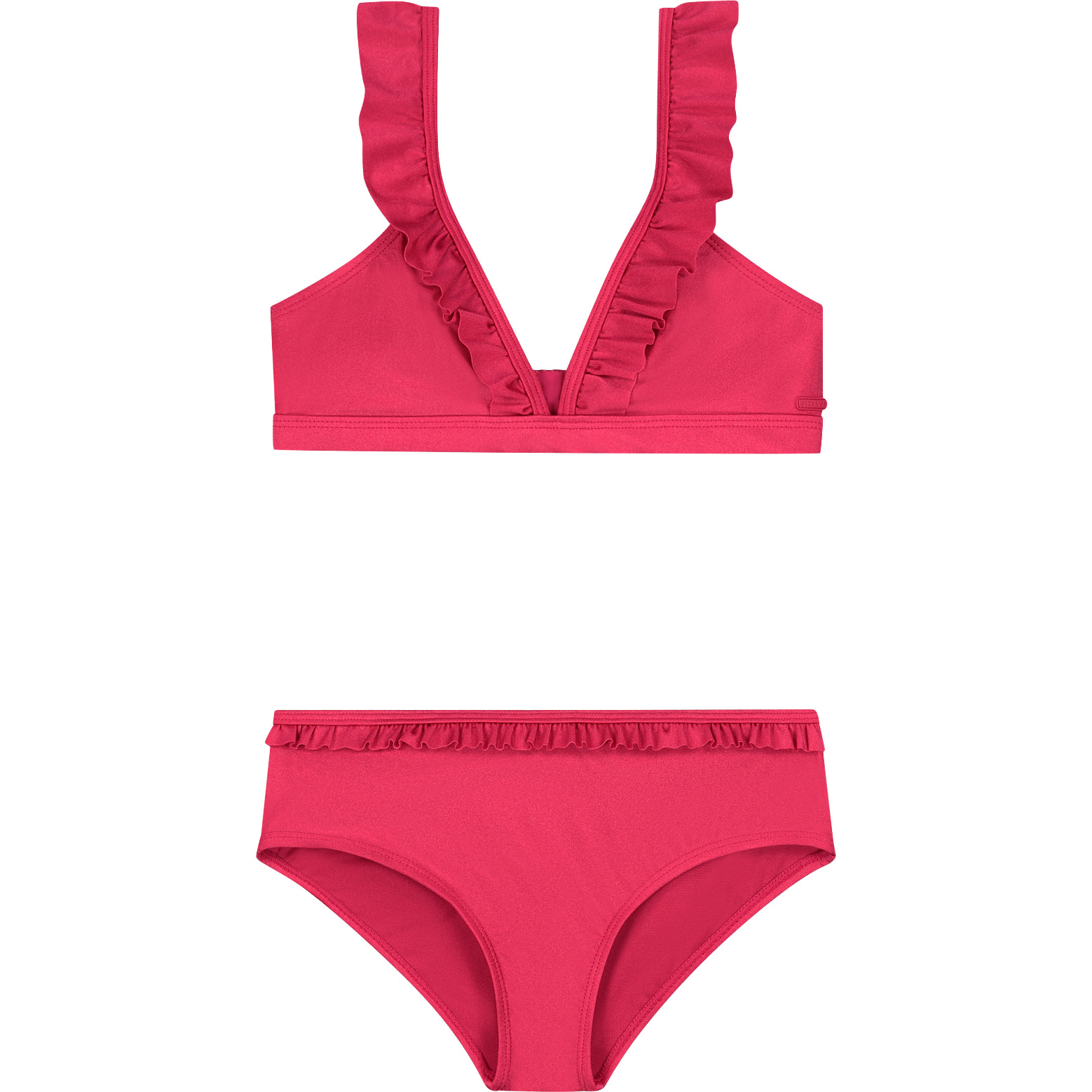 Shiwi BELLA bikini junior shiny solid red cerise 