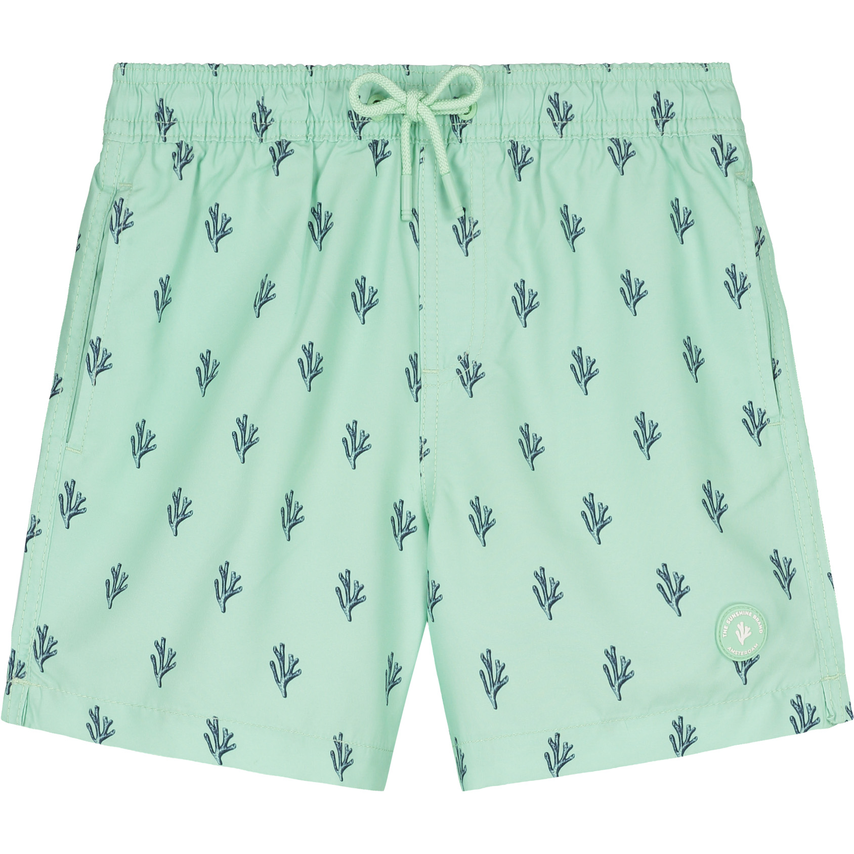 Shiwi MILO zwembroek junior sketches coral green jade 