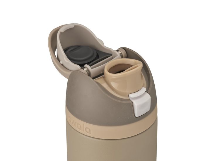 Geïsoleerde roestvrijstalen waterfles met rietje - 530 ml, herbruikbaar Geïsoleerde roestvrijstalen waterfles met rietje - 530 ml, herbruikbaar