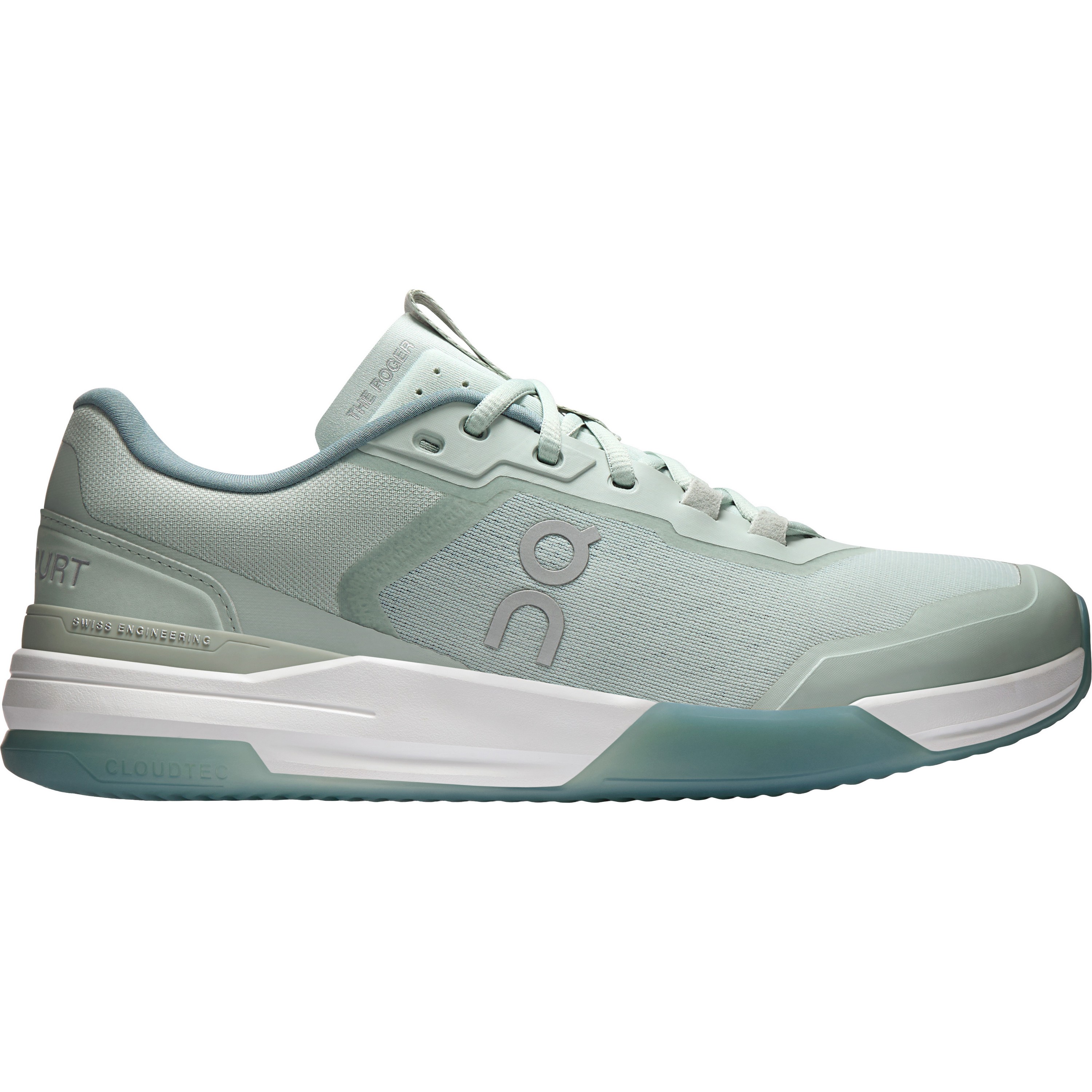 On THE ROGER Advantage Pro Clay tennisschoenen heren mineral linen