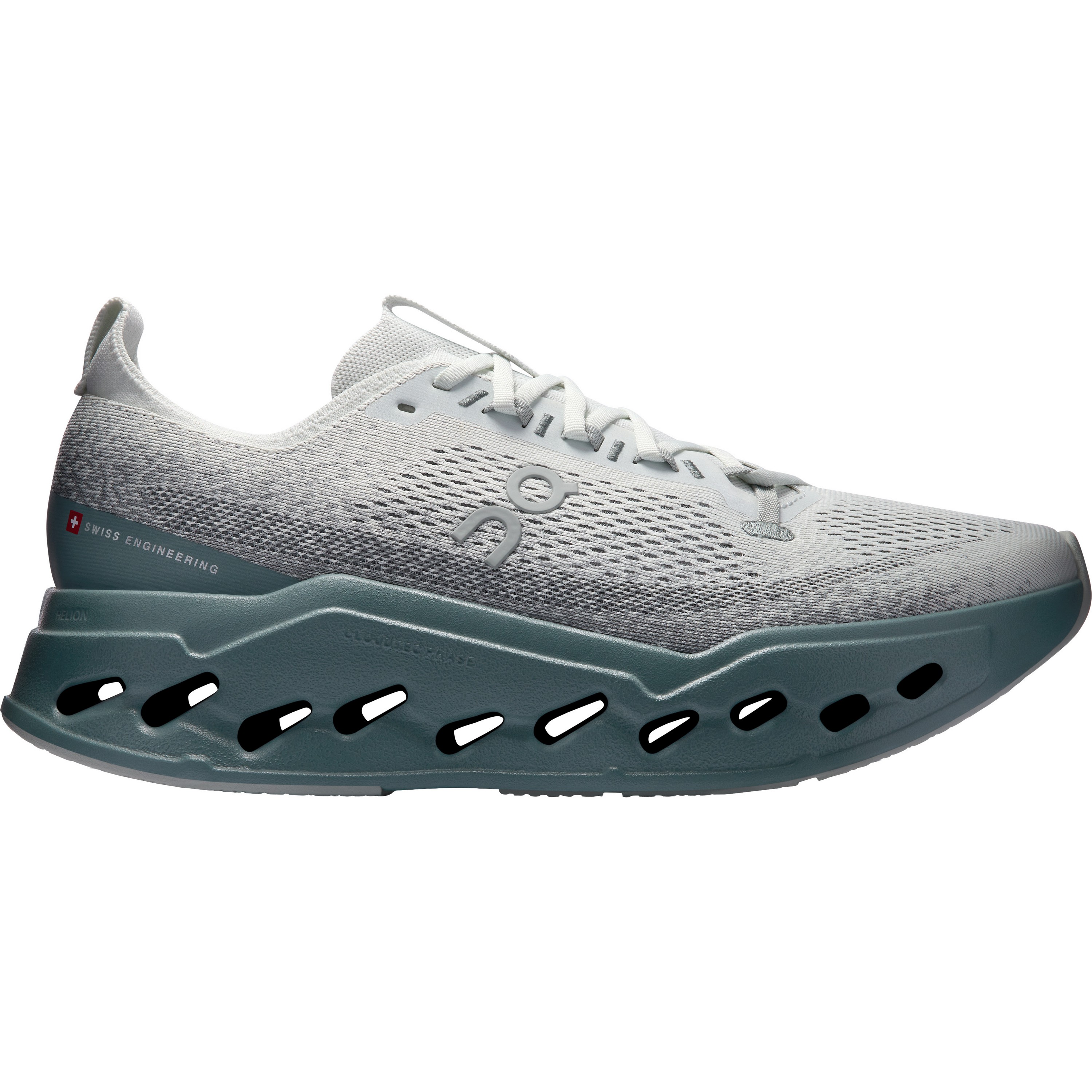 On Cloudsurfer Max hardloopschoenen heren iceberg olive