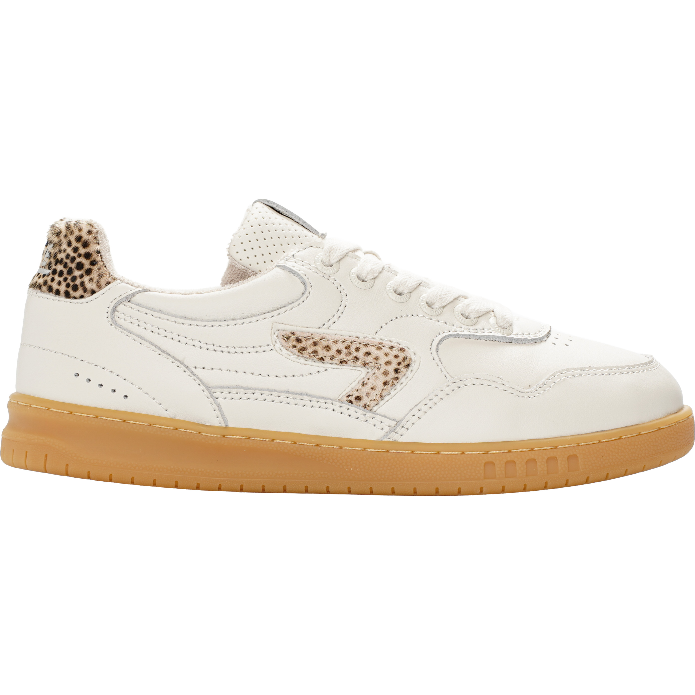 HUB Vancouver schoenen dames off white leopard print 