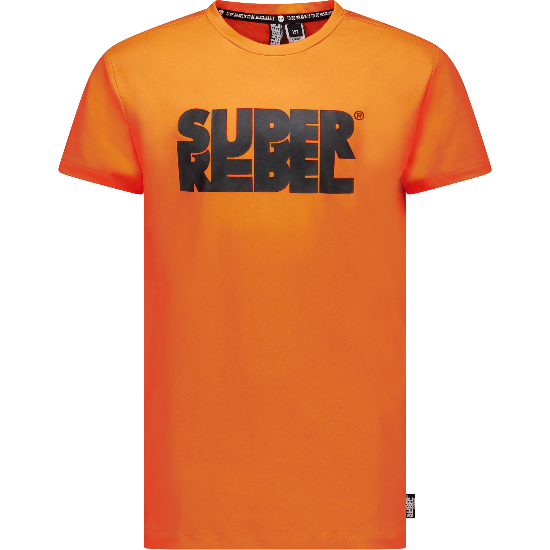 SuperRebel Surfer uv shirt junior neon orange  