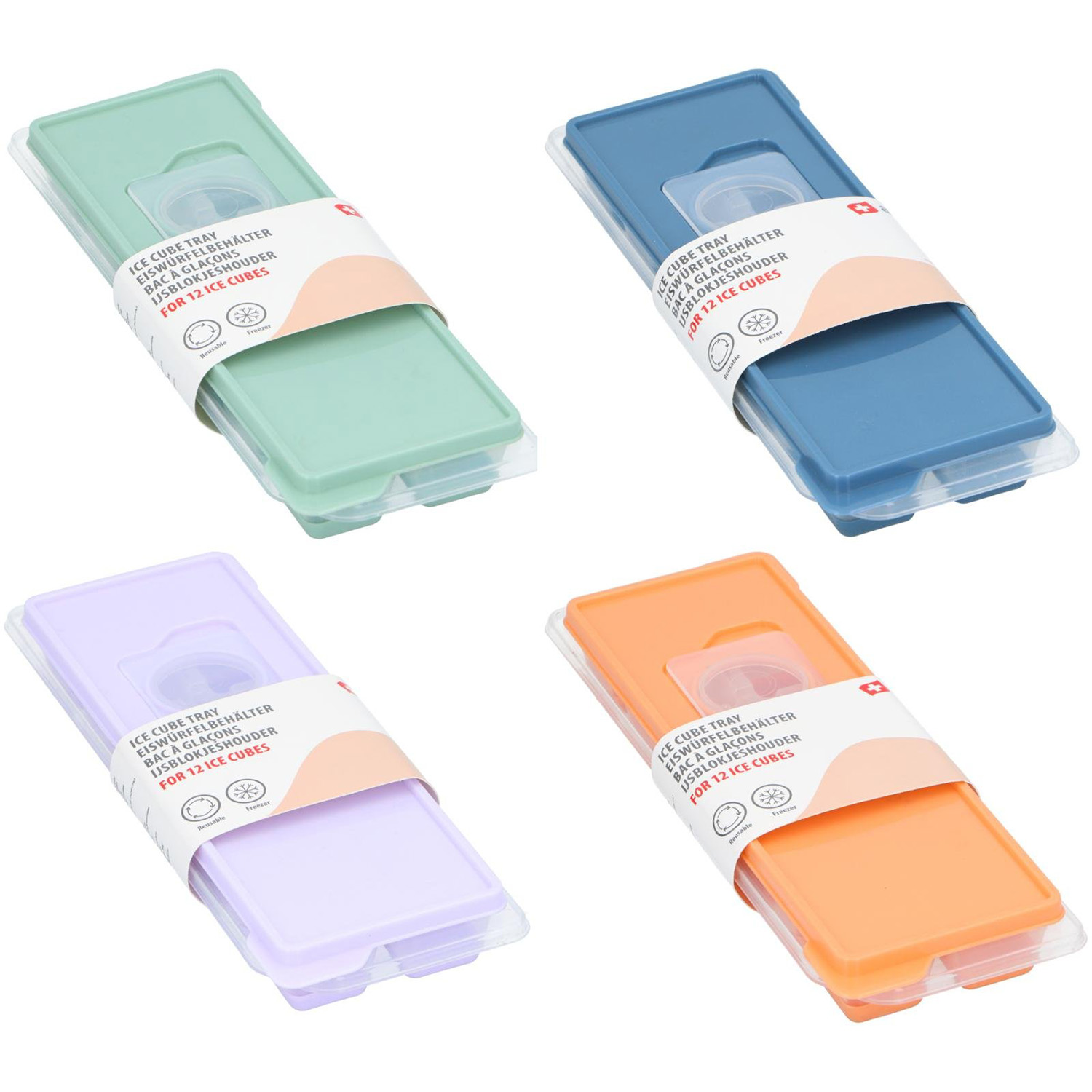 Alpina Ijsblokjesvorm 12 vakken assorti  