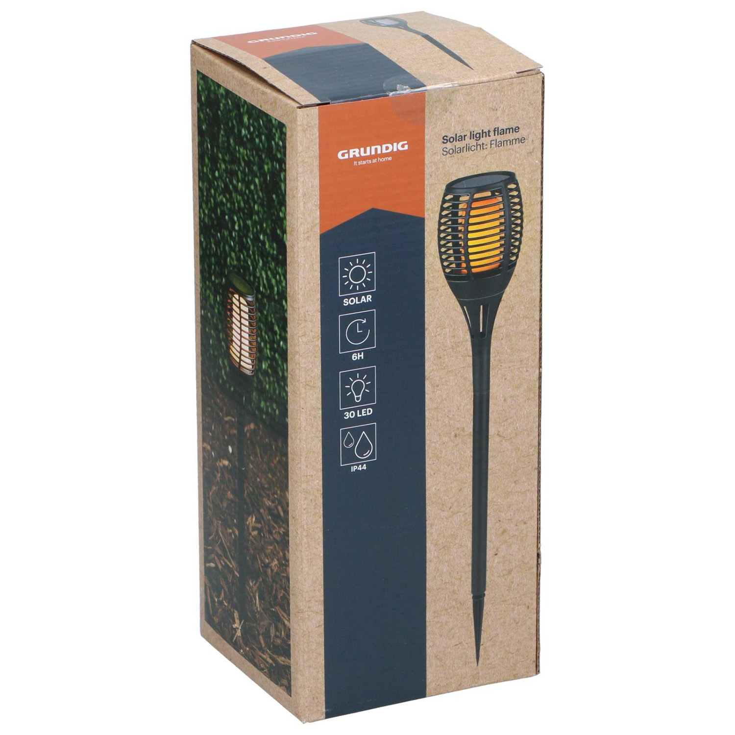 Grundig Flame solarlamp oplaadbaar  