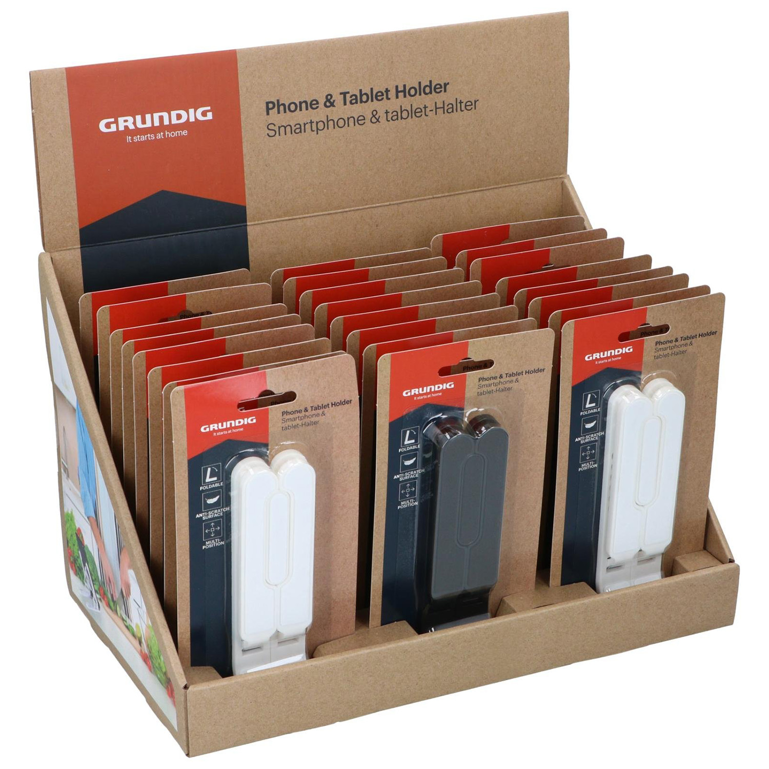 Grundig Telefoon- en tablethouder assorti 