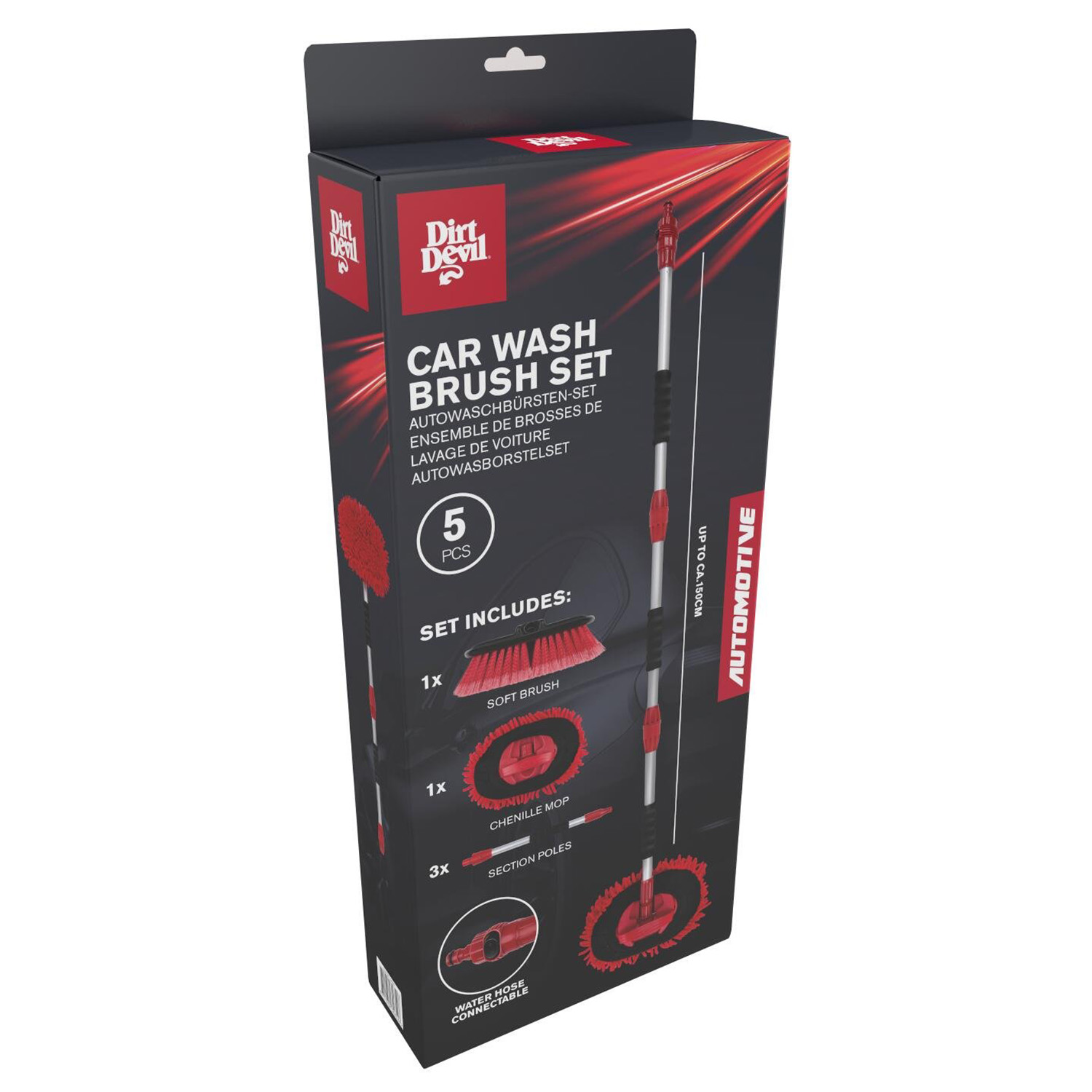 Dirt Devil Autowasborstelset  