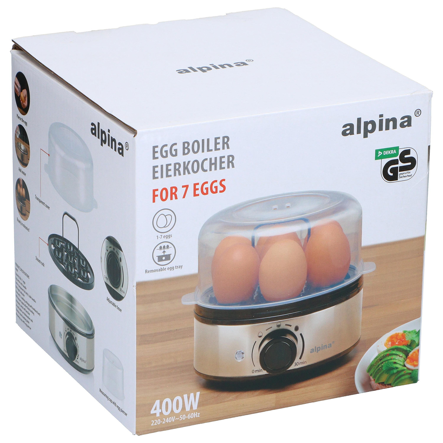 Alpina Eierkoker silver 