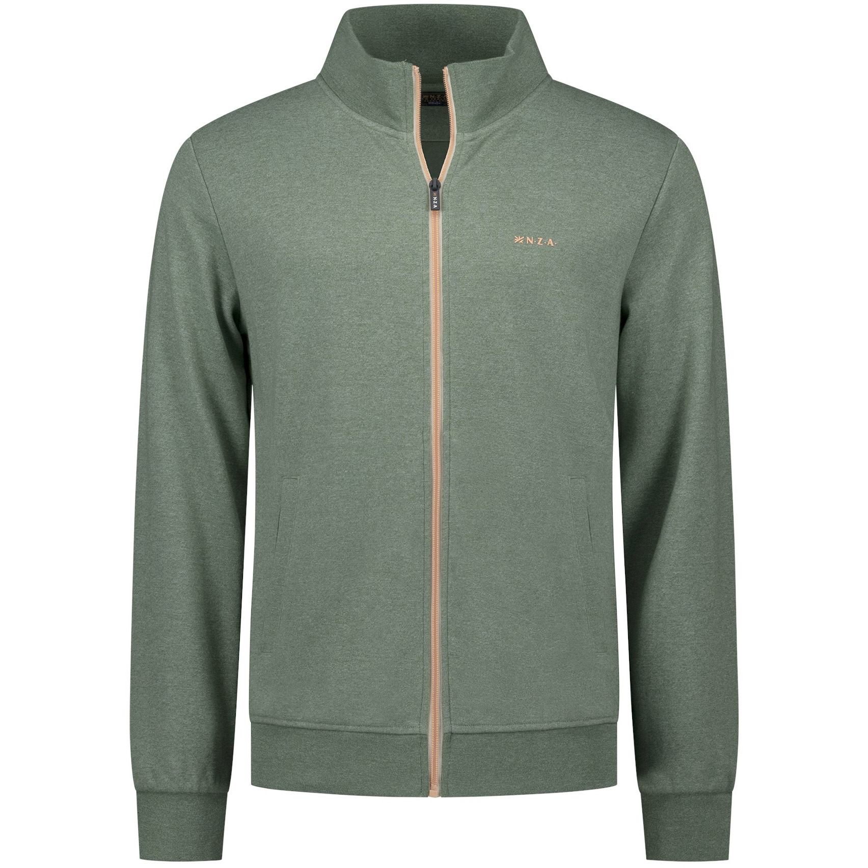 NZA New Zealand Auckland Sweat vest heren light sage melange 