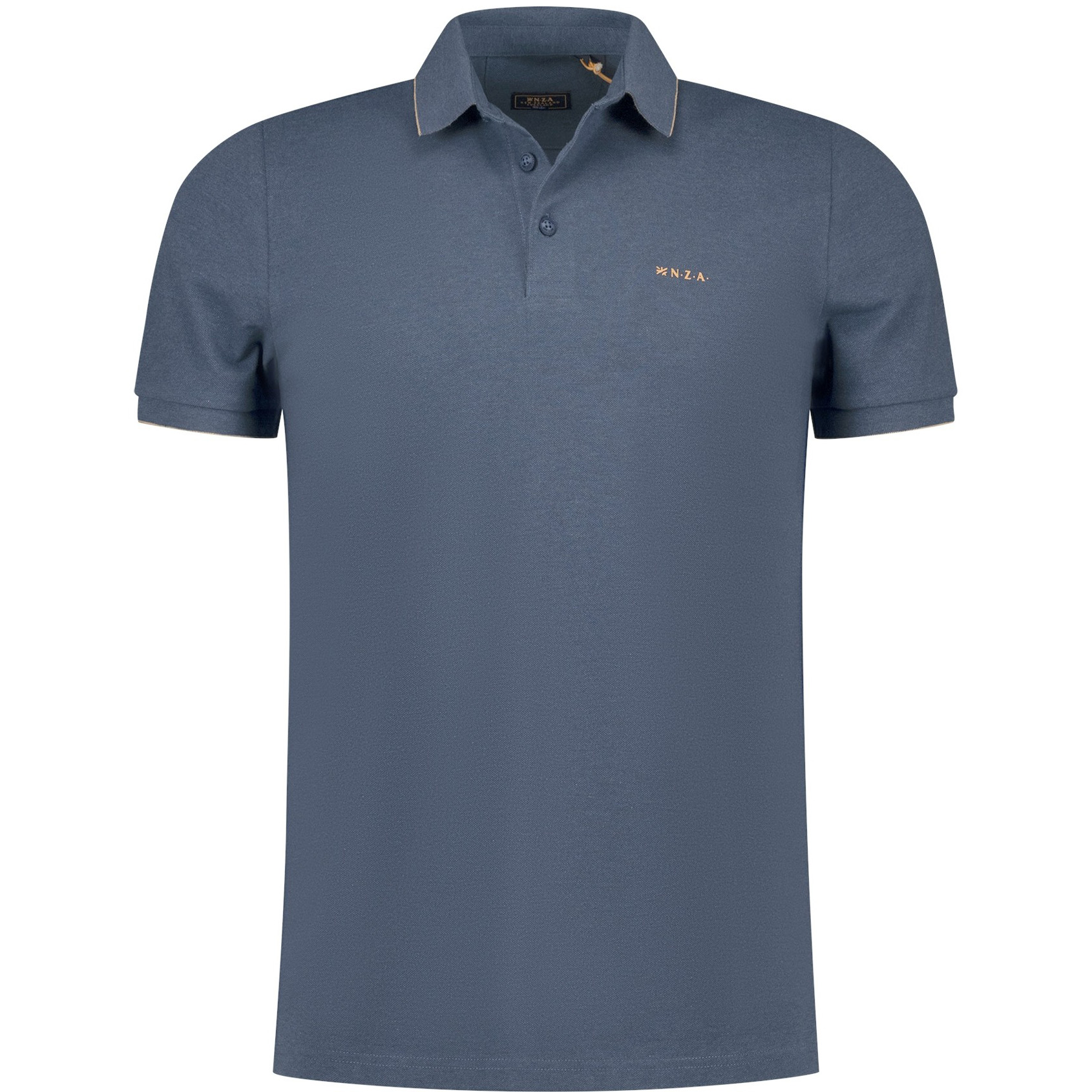 NZA New Zealand Auckland polo heren navy sky melange 
