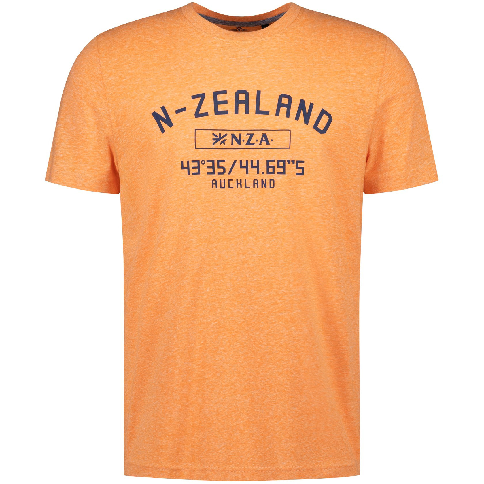 NZA New Zealand Auckland 26CN720 shirt heren fresh orange melange 