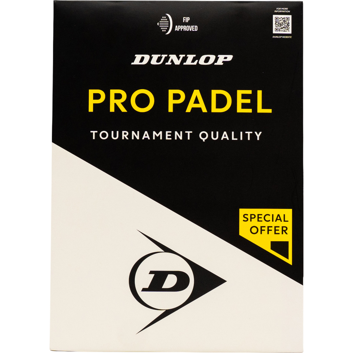 Dunlop Pro Padel padelbal 2 x 3-pack 