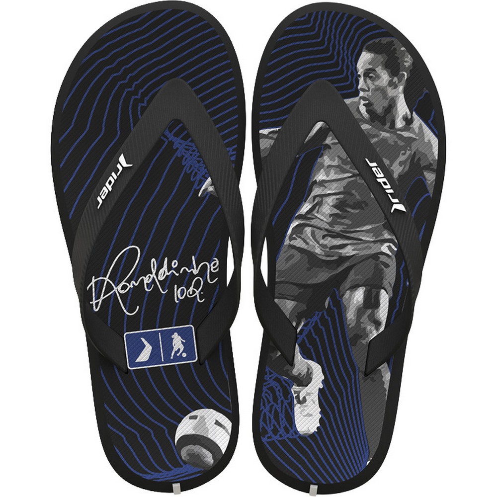 Rider R10 slippers junior black blue 