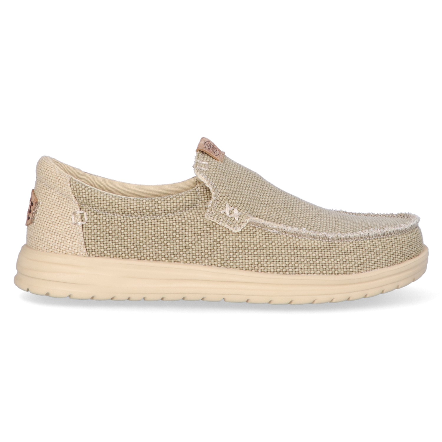 HEYDUDE Mikka Braided schoenen heren olive grey boulder tan