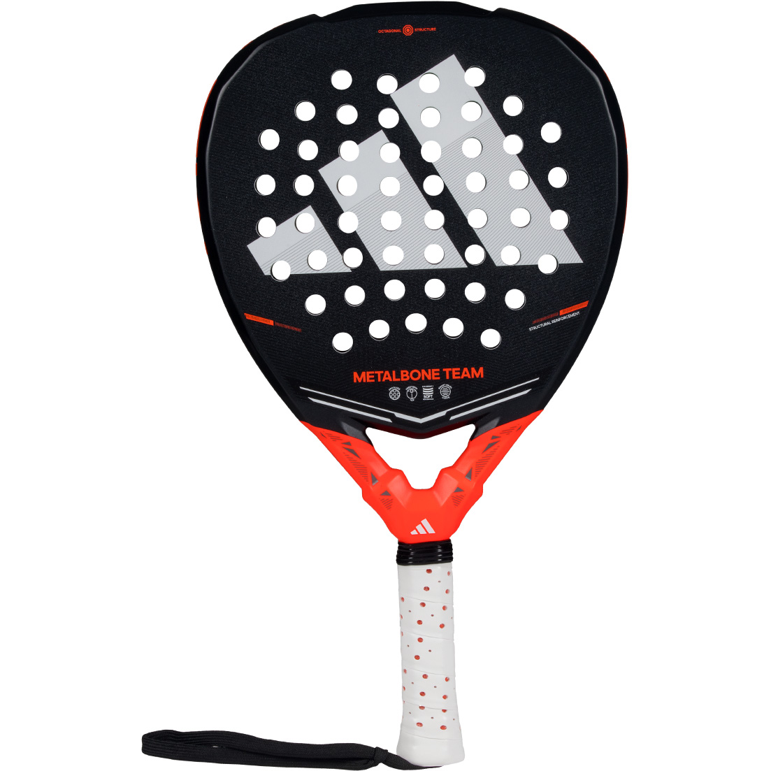 Adidas Metalbone Team padel racket black red 