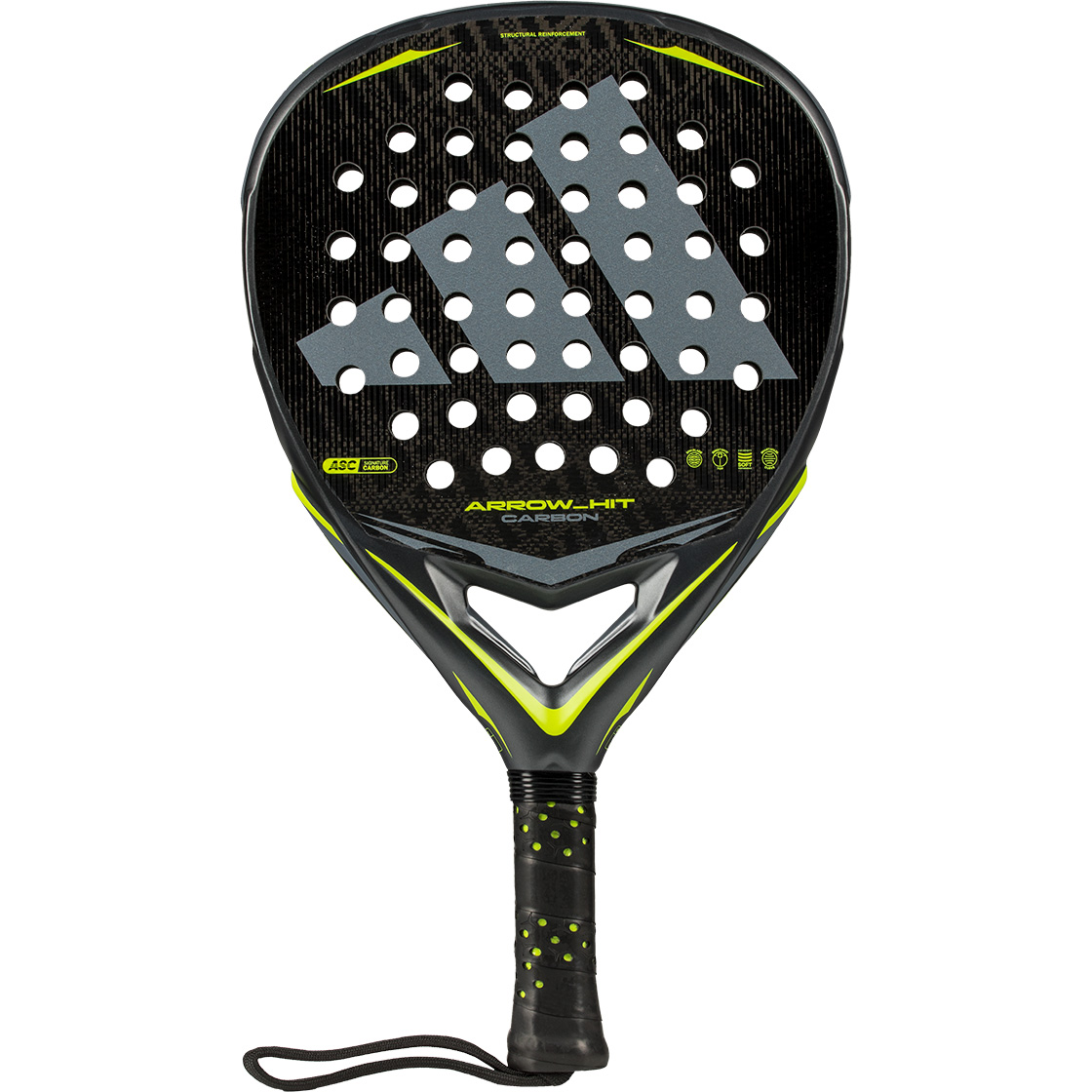 Adidas Arrow Hit Carbon padel racket anthracite 