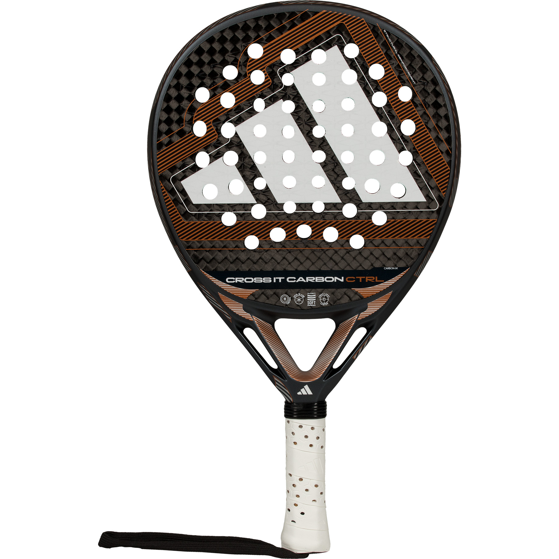 Adidas Cross It Light Carbon CTRL padel racket blue bronze