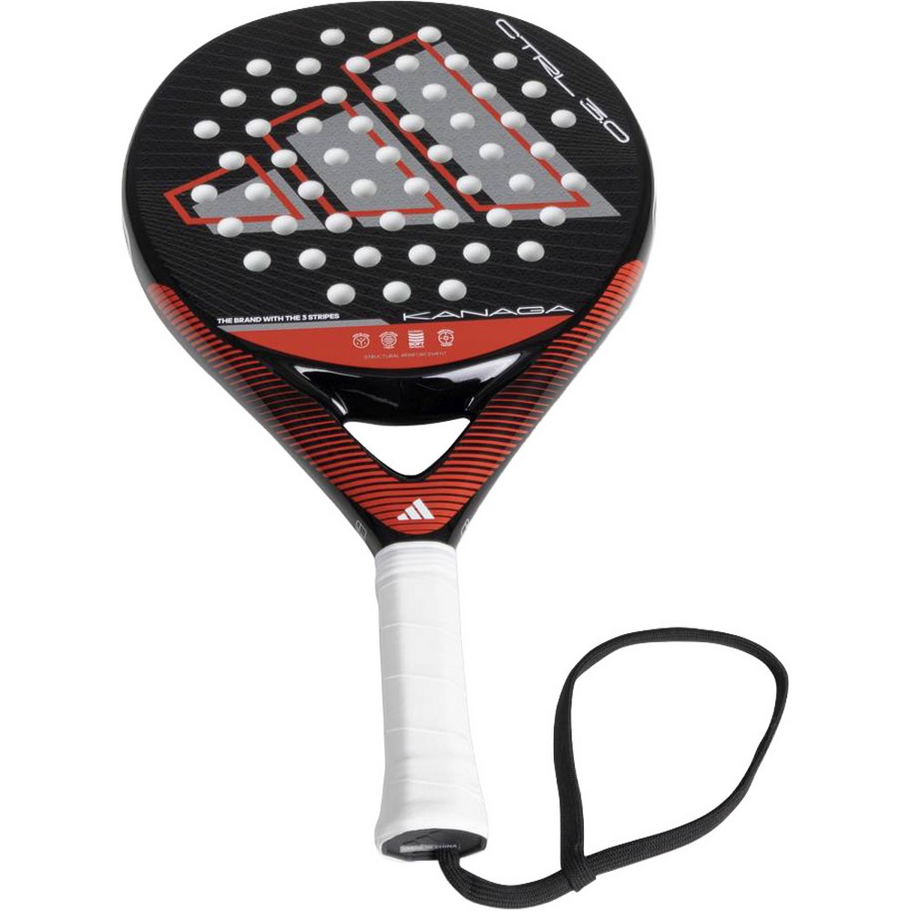 Adidas Kanaga CRTL 3.0 padel racket black red 
