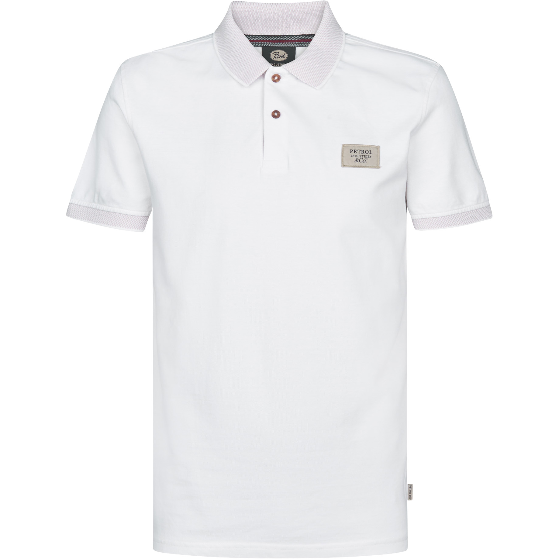 Petrol Industries SS polo heren bright white 