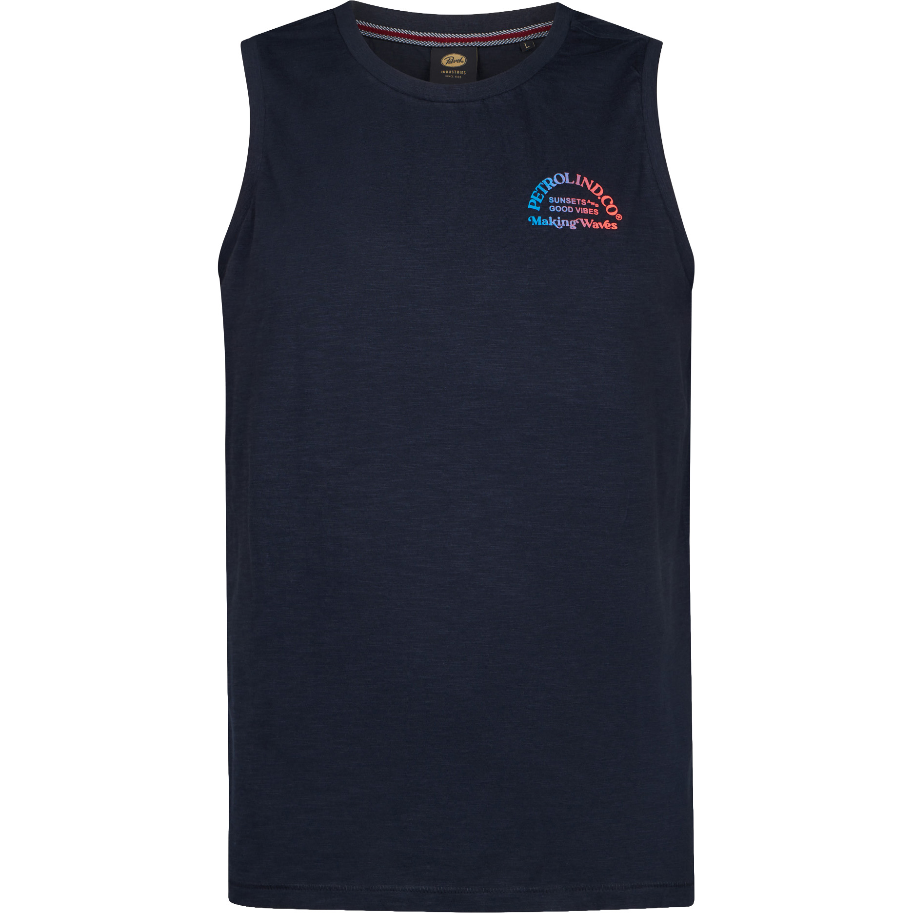 Petrol Industries Eclipserojo tanktop heren navy blue 