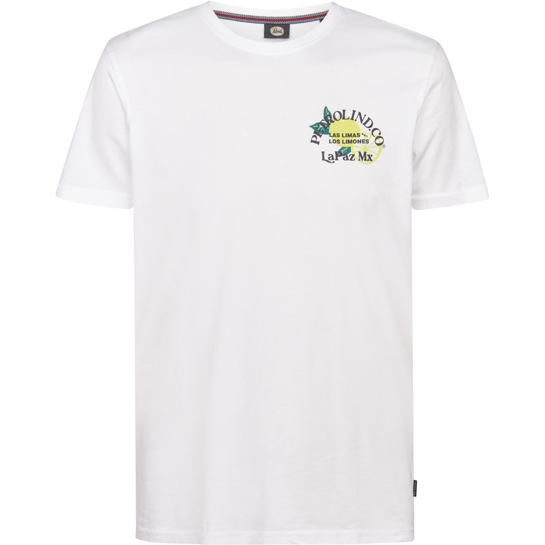 Petrol Industries Cosmosazul shirt heren bright white 