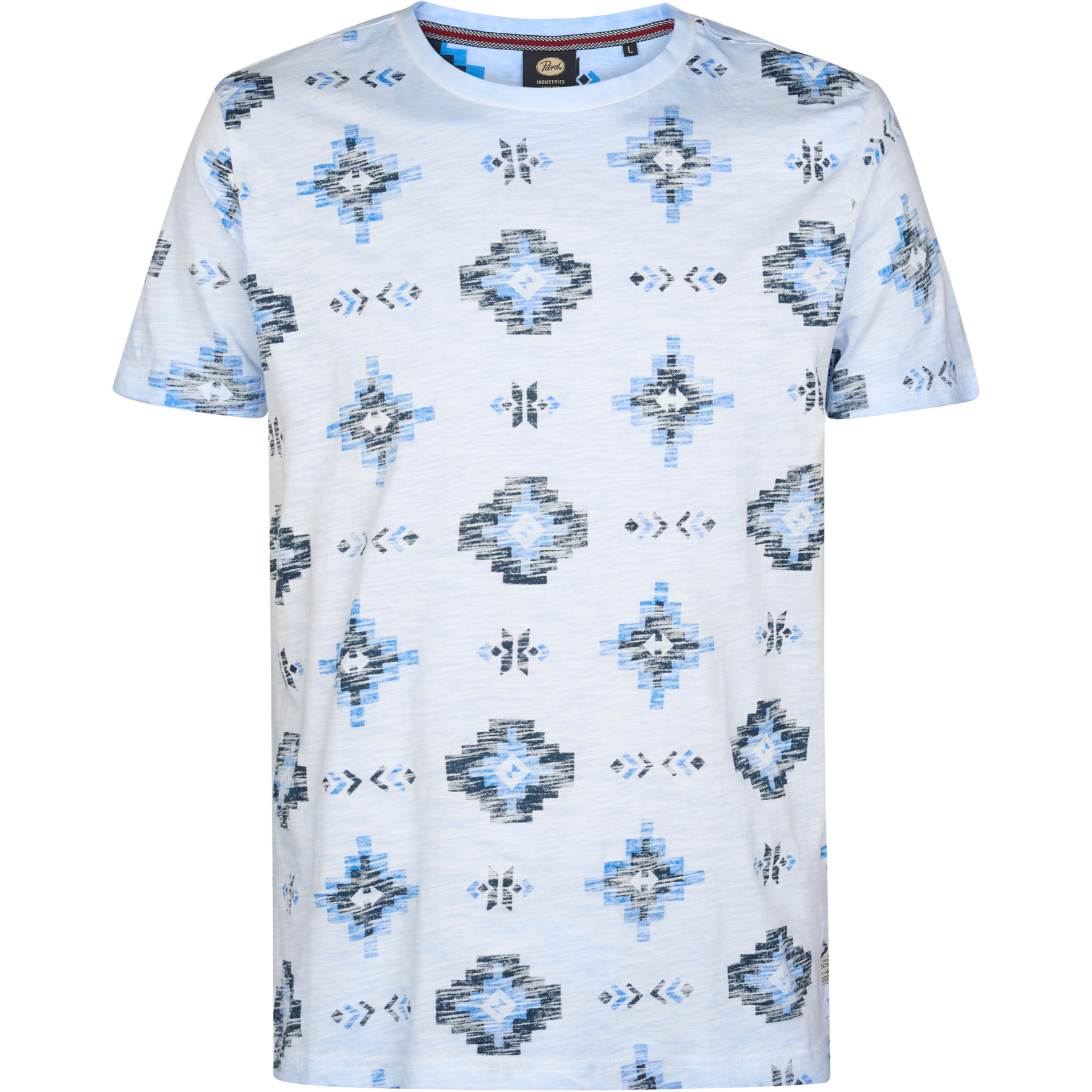 Petrol Industries Classic Print shirt heren sky 