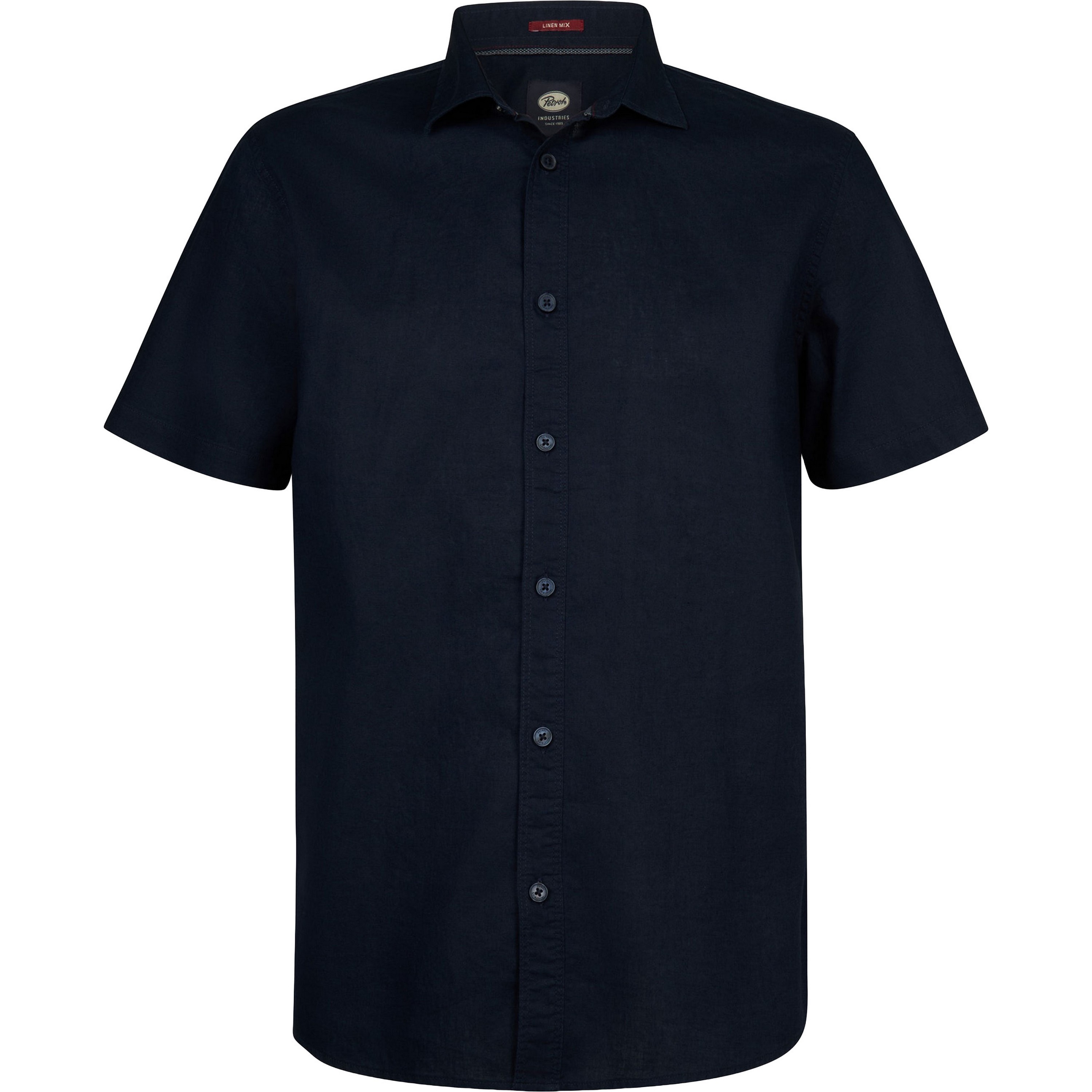 Petrol Industries Short Sleeve overhemd heren navy blue 