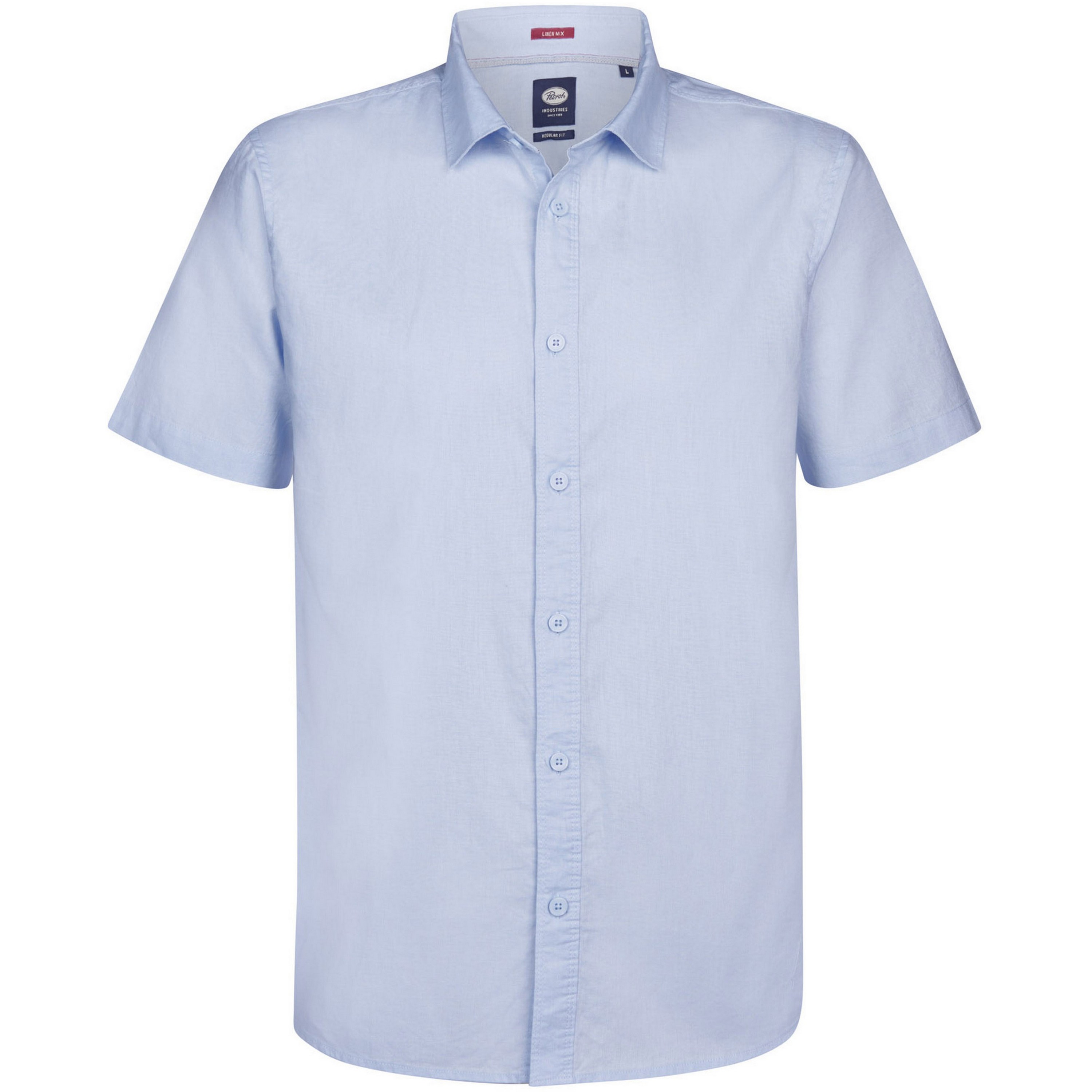 Petrol Industries Short Sleeve overhemd heren sky 