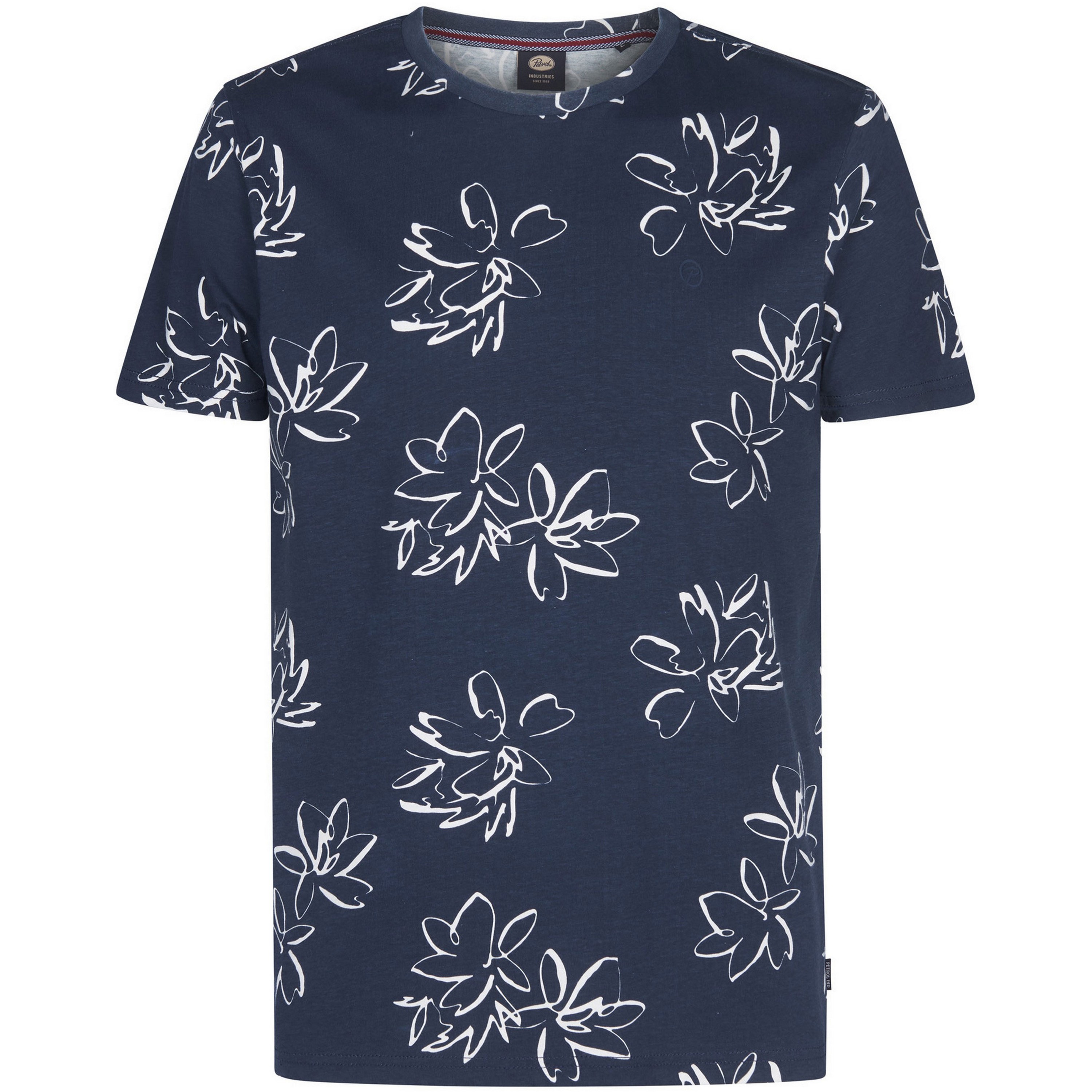 Petrol Industries AOP shirt heren navy blue 