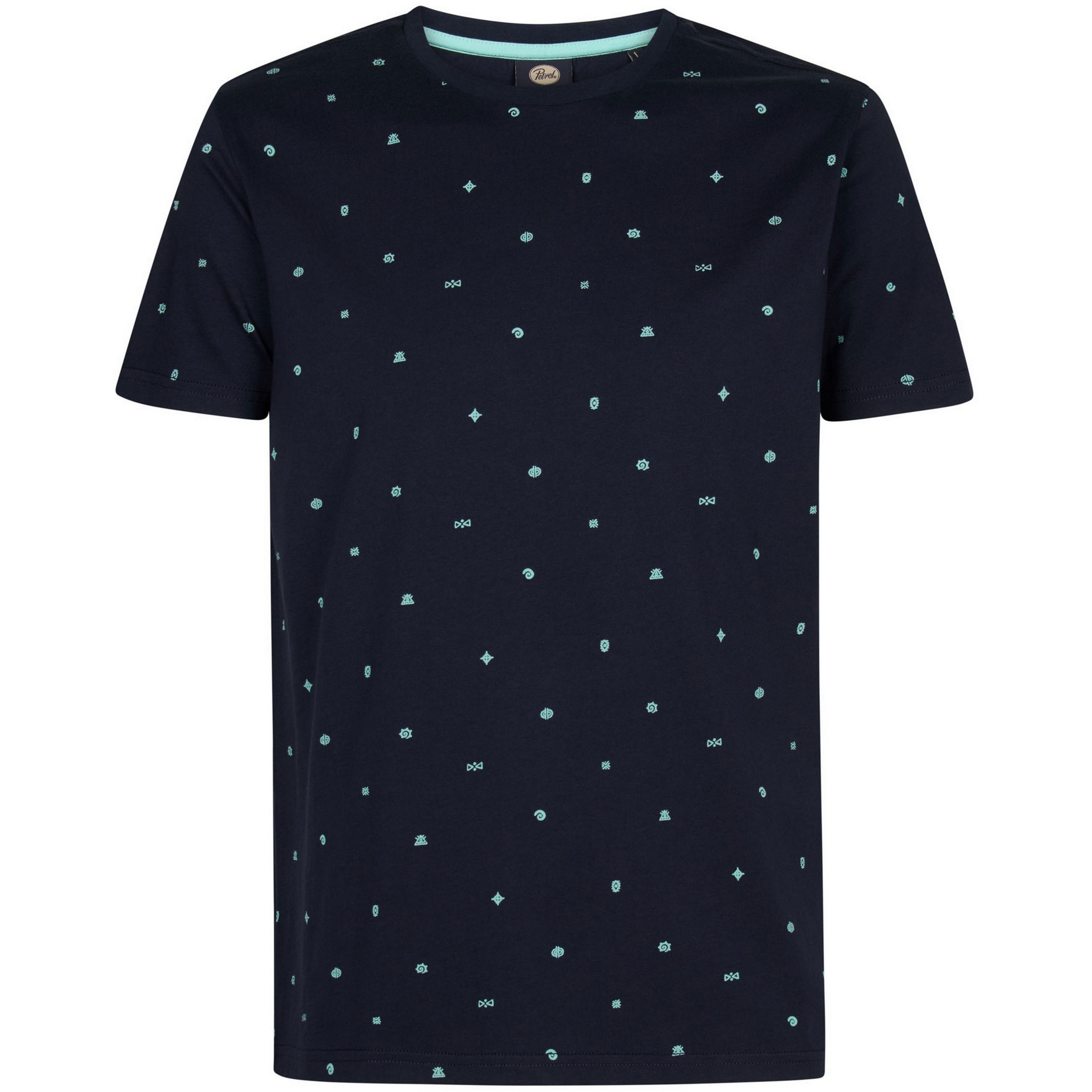 Petrol Industries AOP shirt heren navy blue 