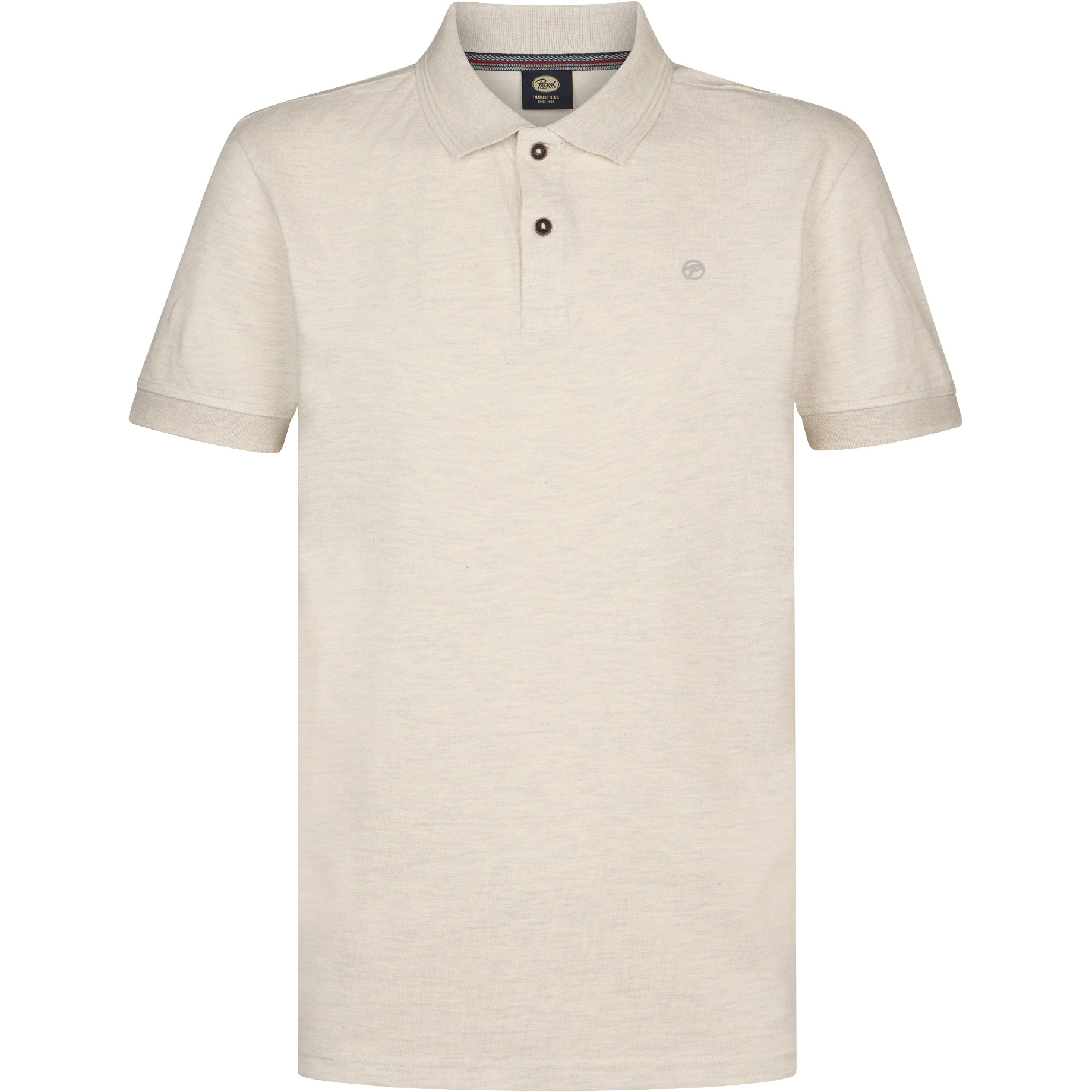 Petrol Industries Frenos polo heren antique white melee 
