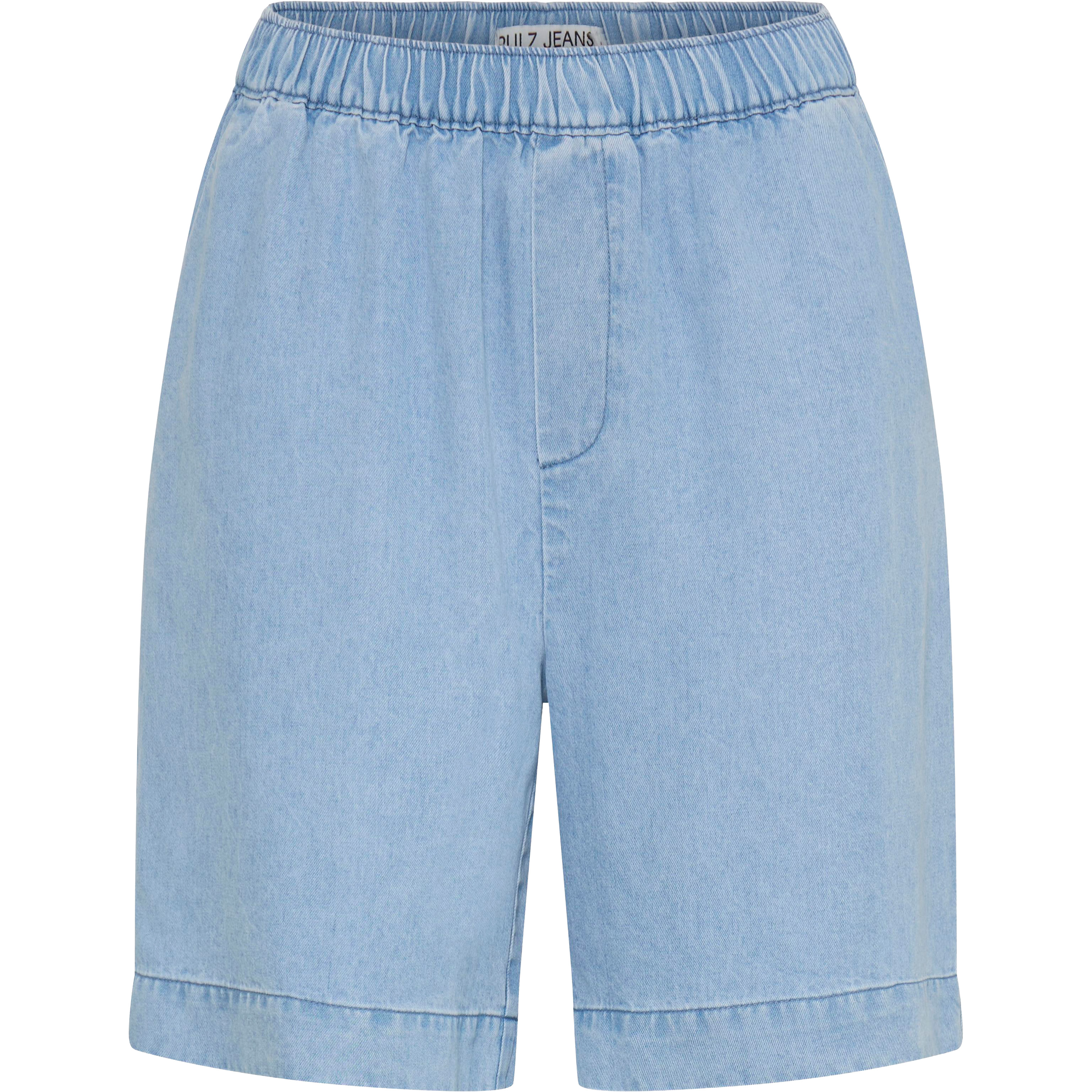 Pulz PZCHRISTA short dames light blue denim 