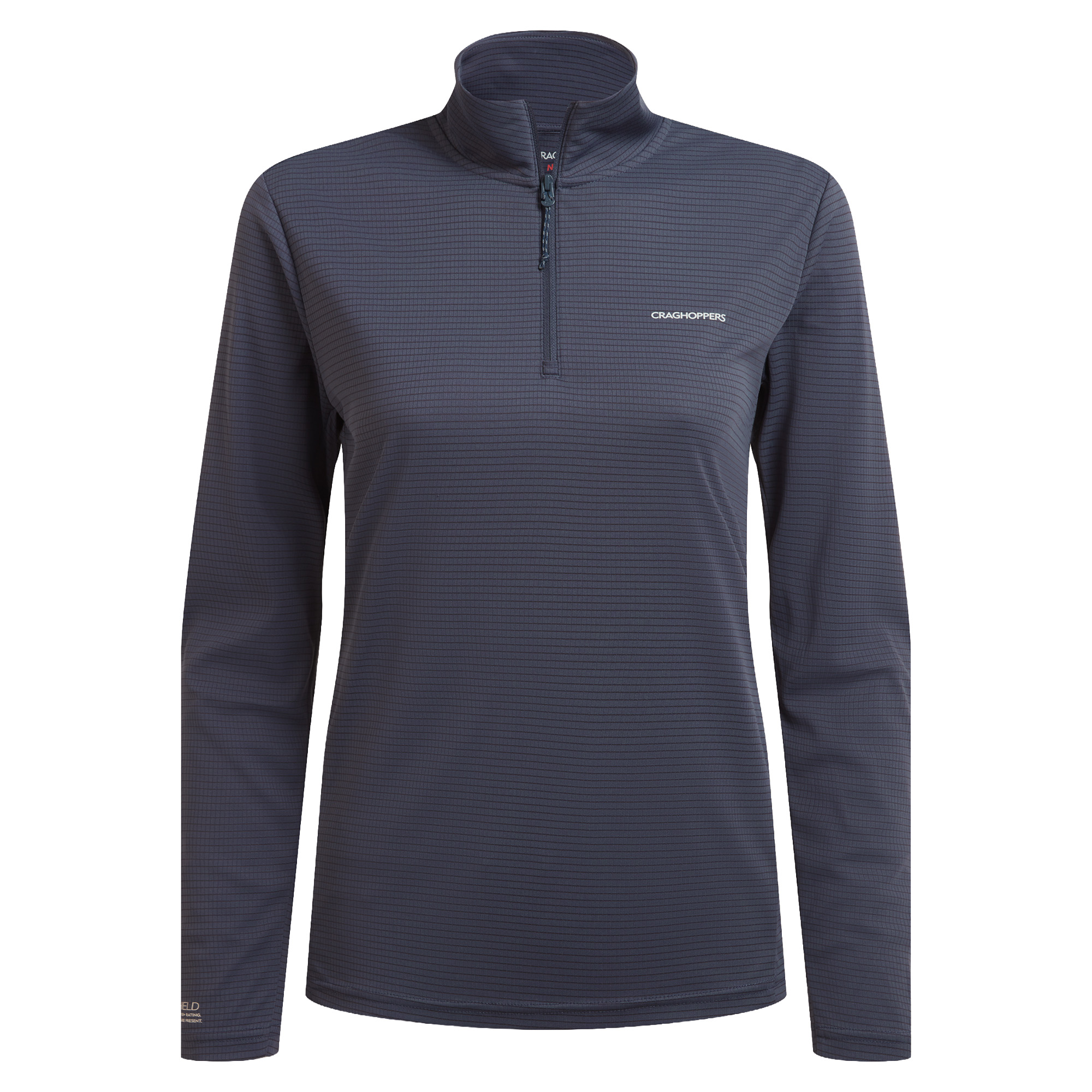 Craghoppers NosiLife SolarShield Half Zip trui dames  anthracite