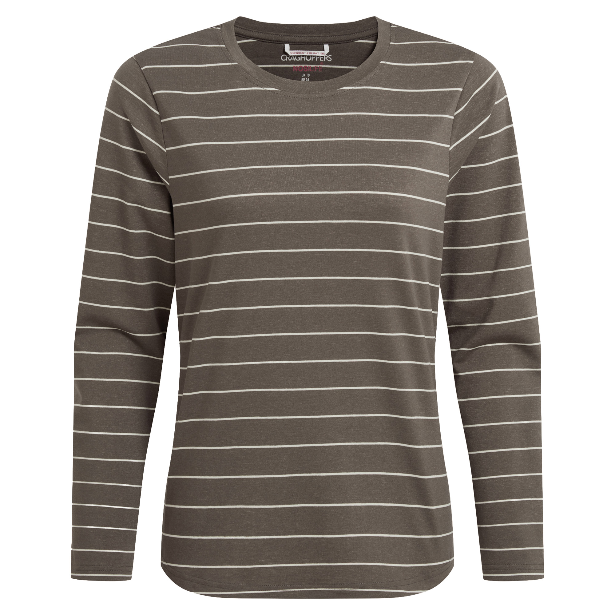 Craghoppers NosiLife Akona shirt dames wild olive stripe 