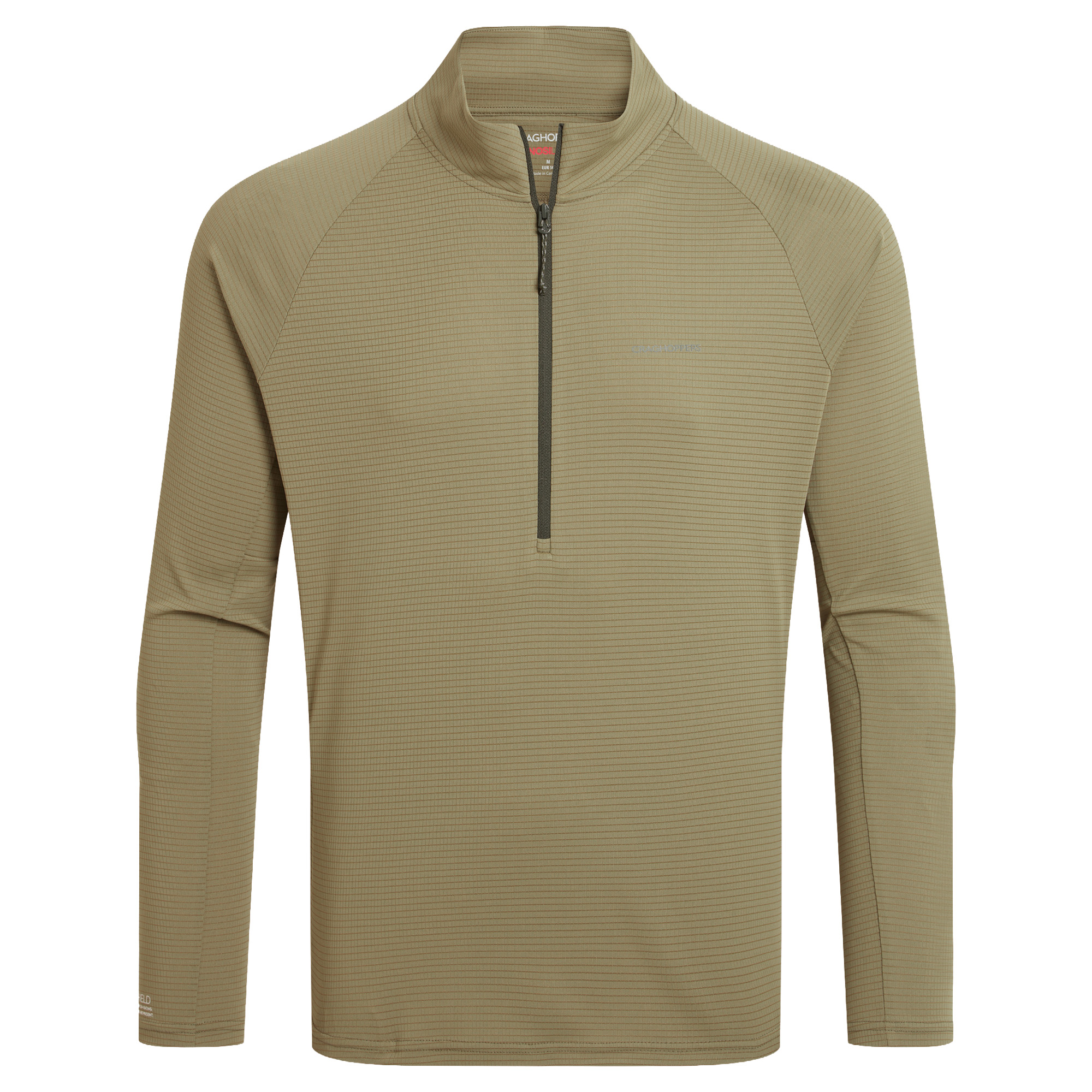 Craghoppers NosiLife SolarShield Half Zip trui heren cardamon  