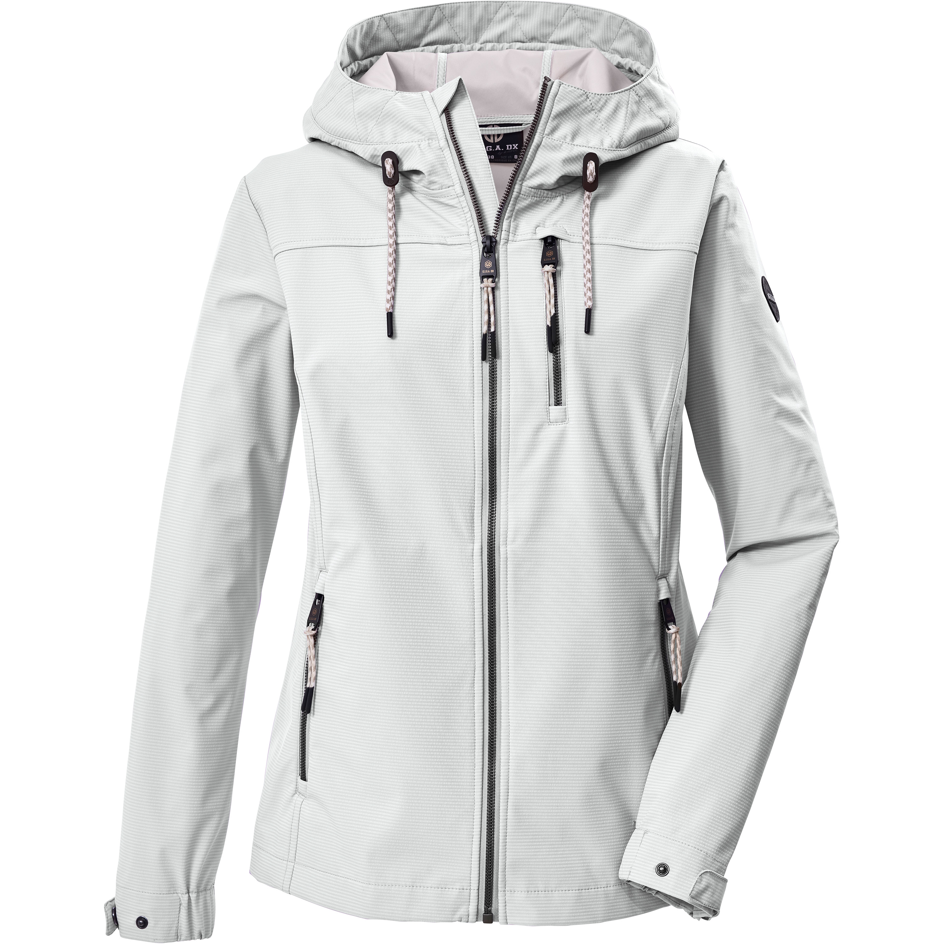 GIGA DX GS 111 softshell jas dames broken white  